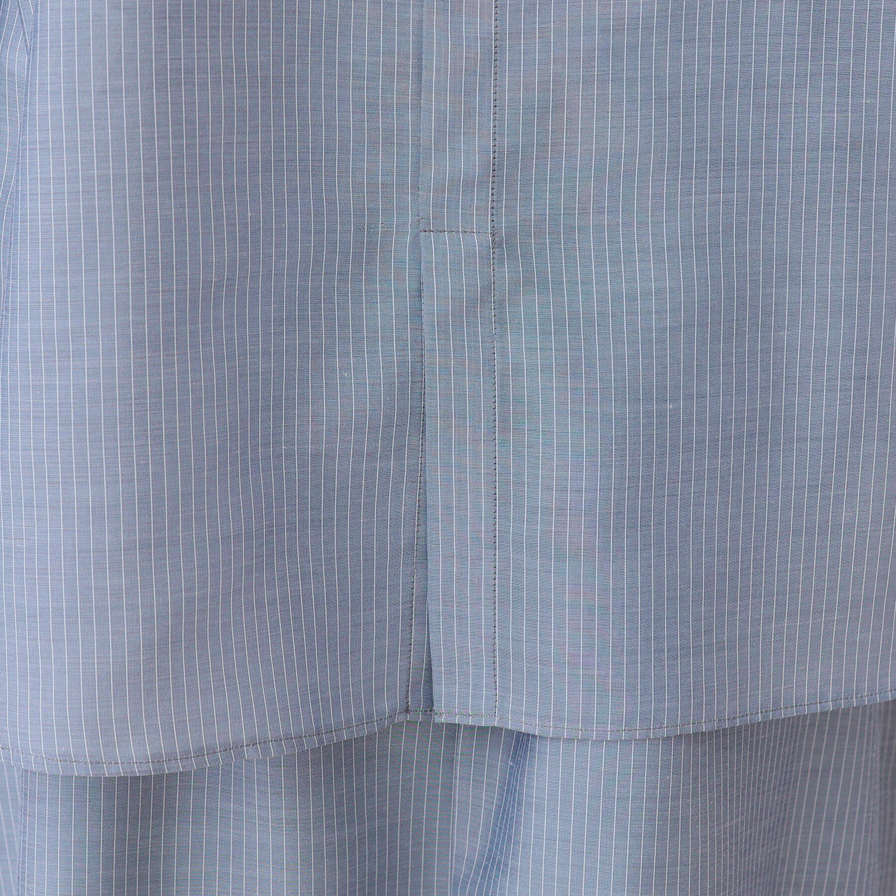 INDIVI「【洗える／エアリー素材】バンドカラーシャツ」|シャツ・ブラウス|