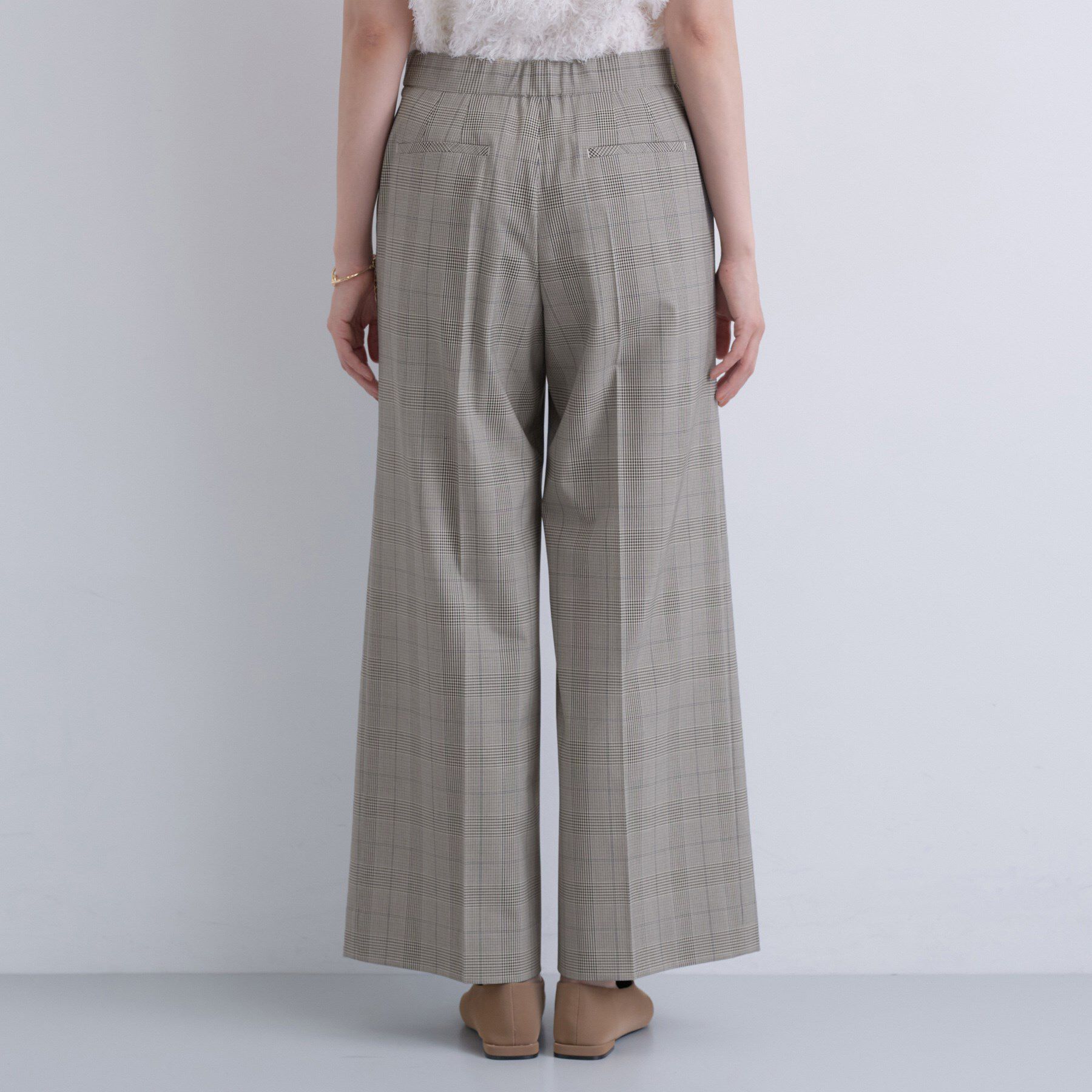 INDIVI「【褒められパンツ】ワンタックワイドパンツ」|その他|