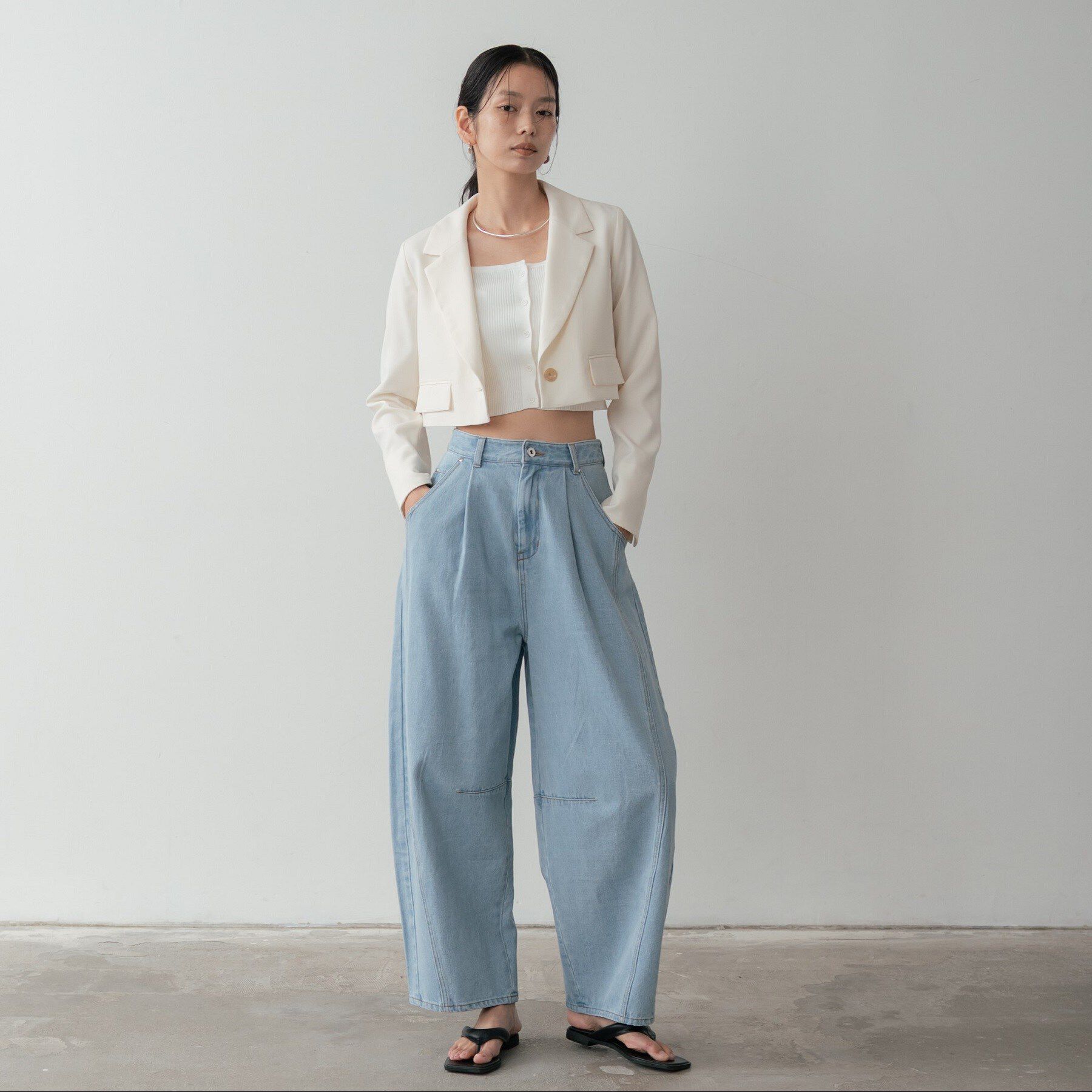 GALLEST「クロップドジャケット」|テーラードジャケット|