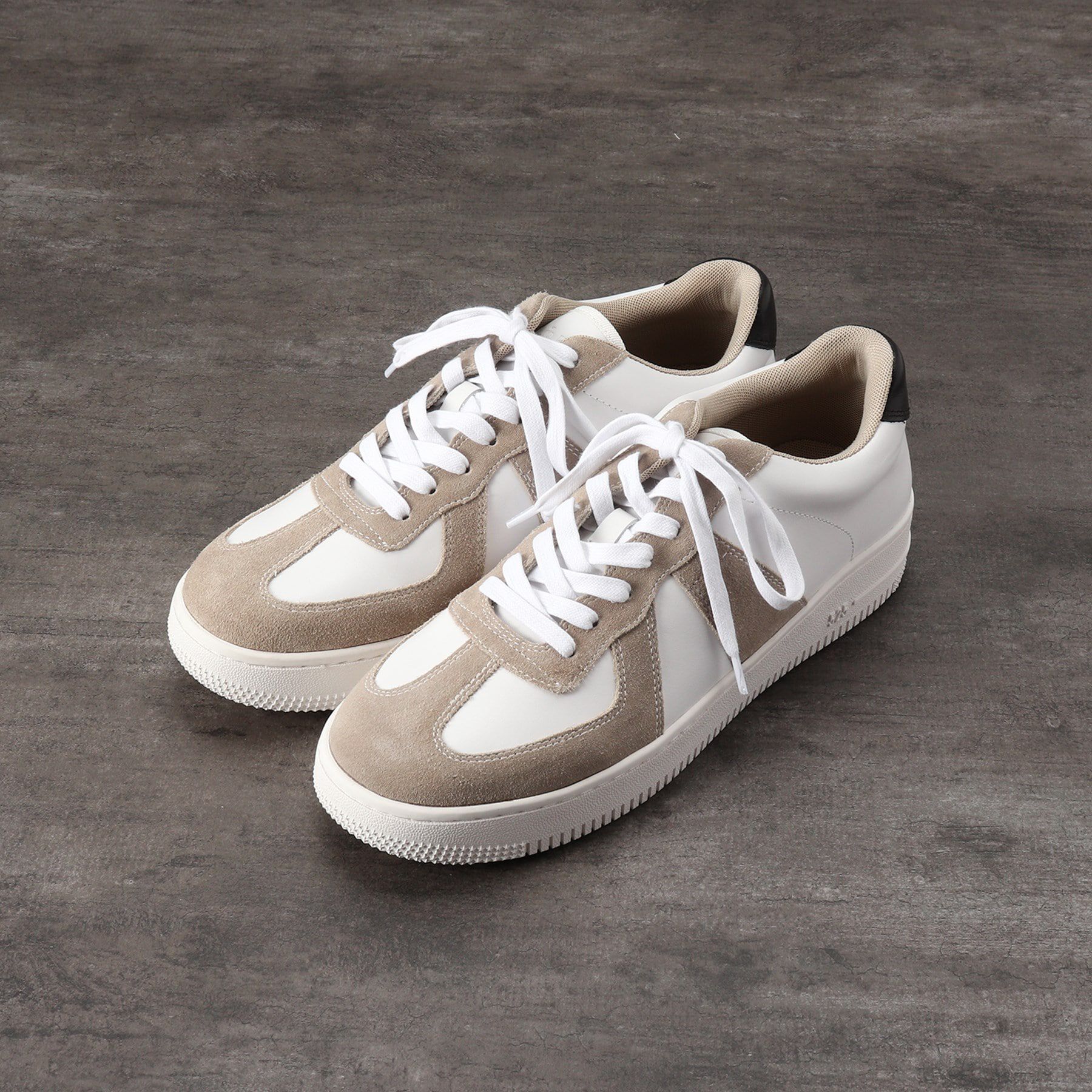 40CARATS&525「40ct&525 レザー スニーカー」|スニーカー|ホワイト(501)