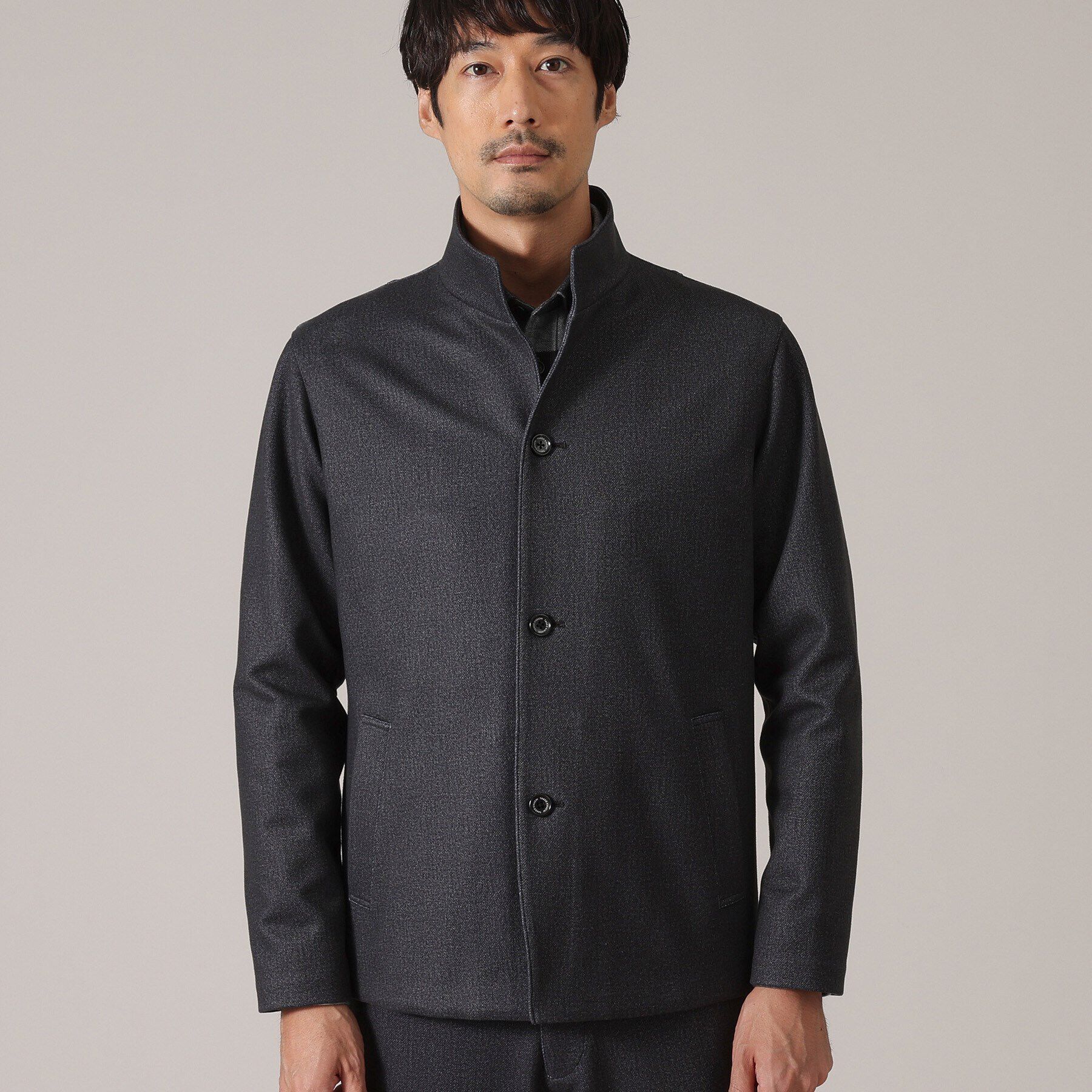 TAKEO KIKUCHI「【DOWN FABRIC】ダウンファブリック スタンドカラーブルゾン」|ブルゾン・スタジャン|