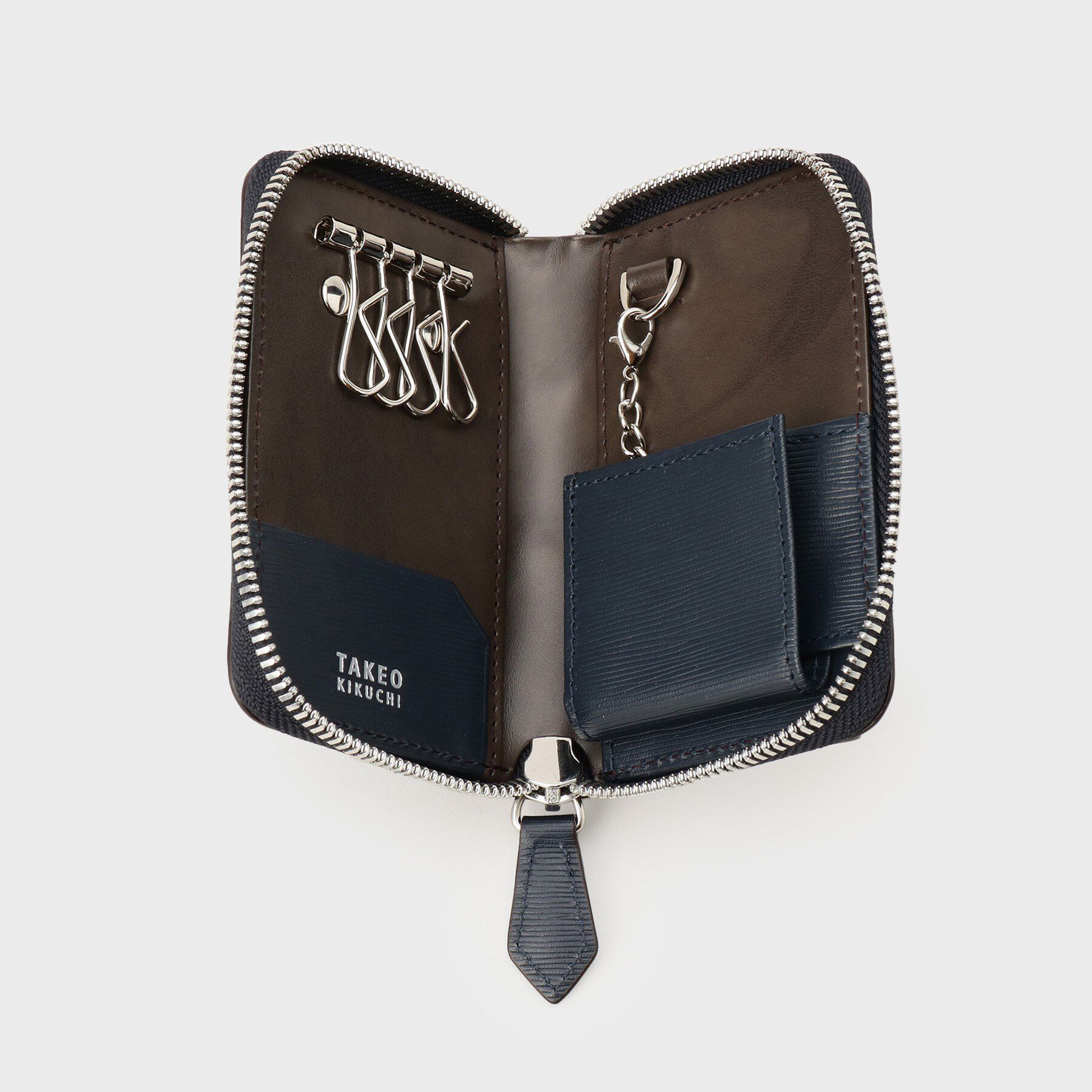 TAKEO KIKUCHI「【NEW　レザーリップルシリーズ】 スマートキーケース」|キーケース|