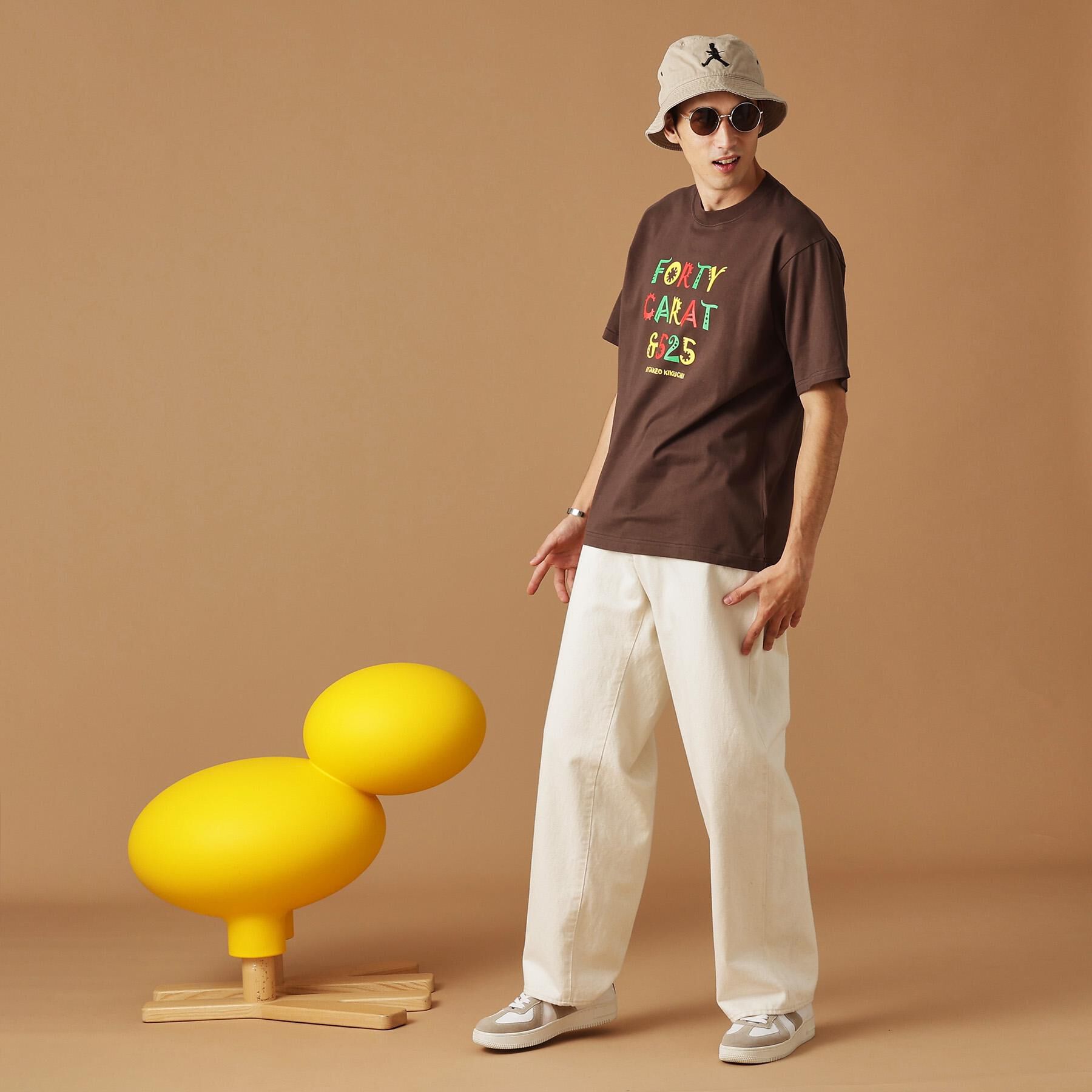 40CARATS&525「【Sサイズ～】レゲエ調プリント半袖Tシャツ」|Tシャツ・カットソー|