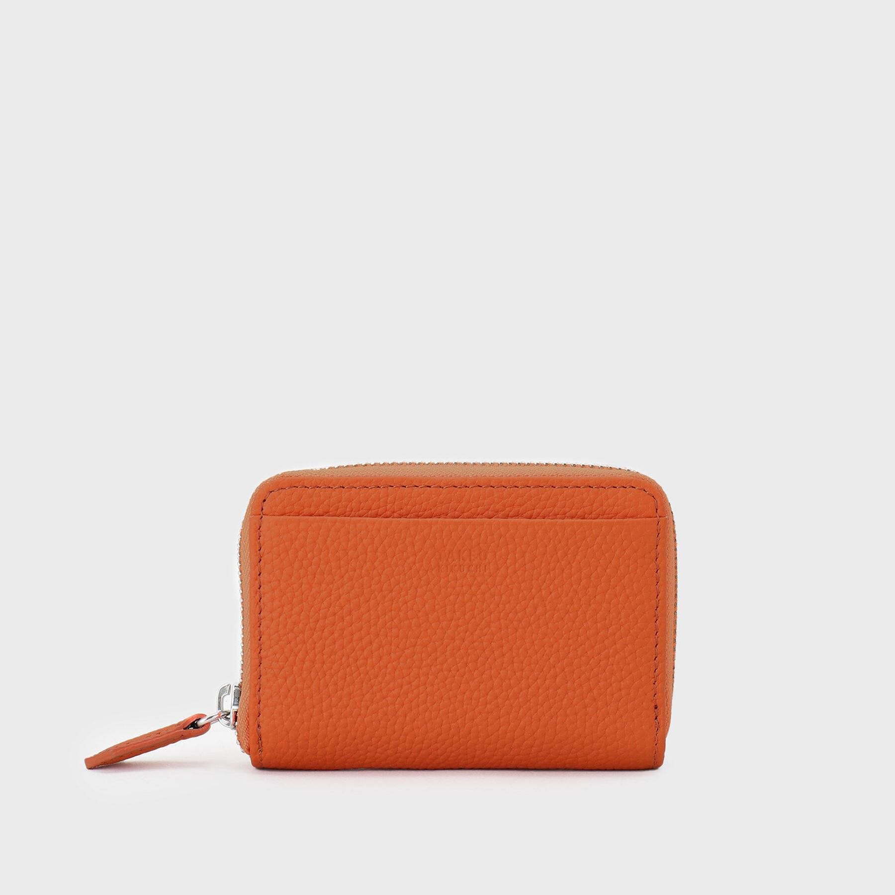TAKEO KIKUCHI「ソフトシュリンクレザーキーケース」|キーケース|オレンジ(068)