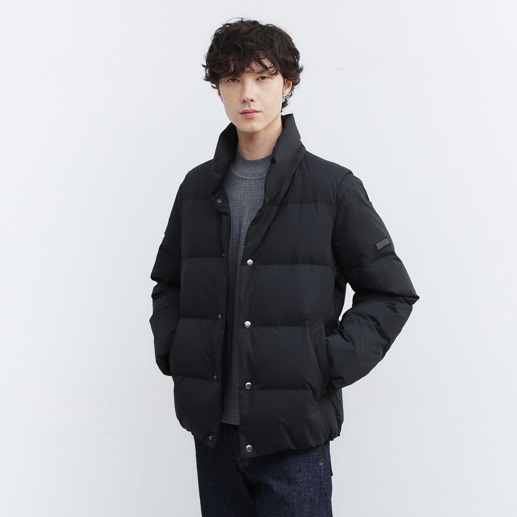 TAKEO KIKUCHI「【袖取り外し可】デタッチャブル ダウンブルゾン」|ダウン|