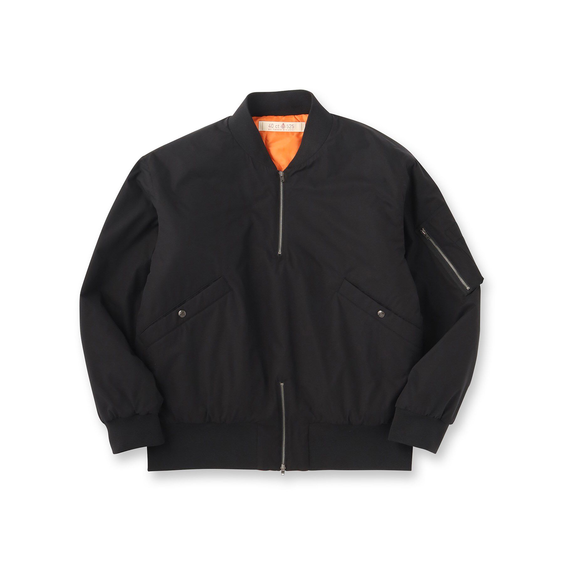 40CARATS&525「【Sサイズ～】MA－1風中わた入りプルオーバーブルゾン」|ブルゾン・スタジャン|