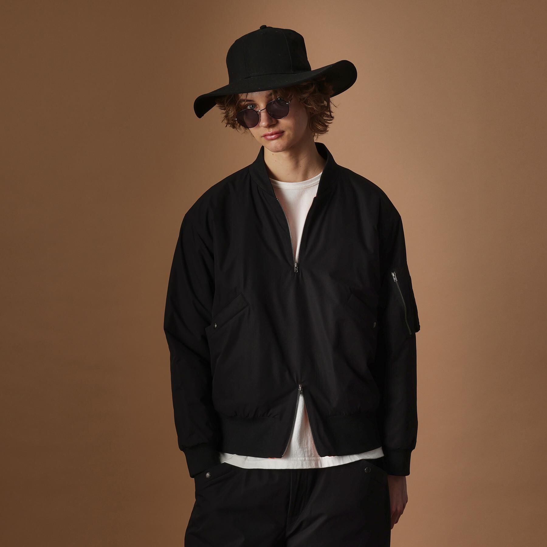 40CARATS&525「【Sサイズ～】MA－1風中わた入りプルオーバーブルゾン」|ブルゾン・スタジャン|