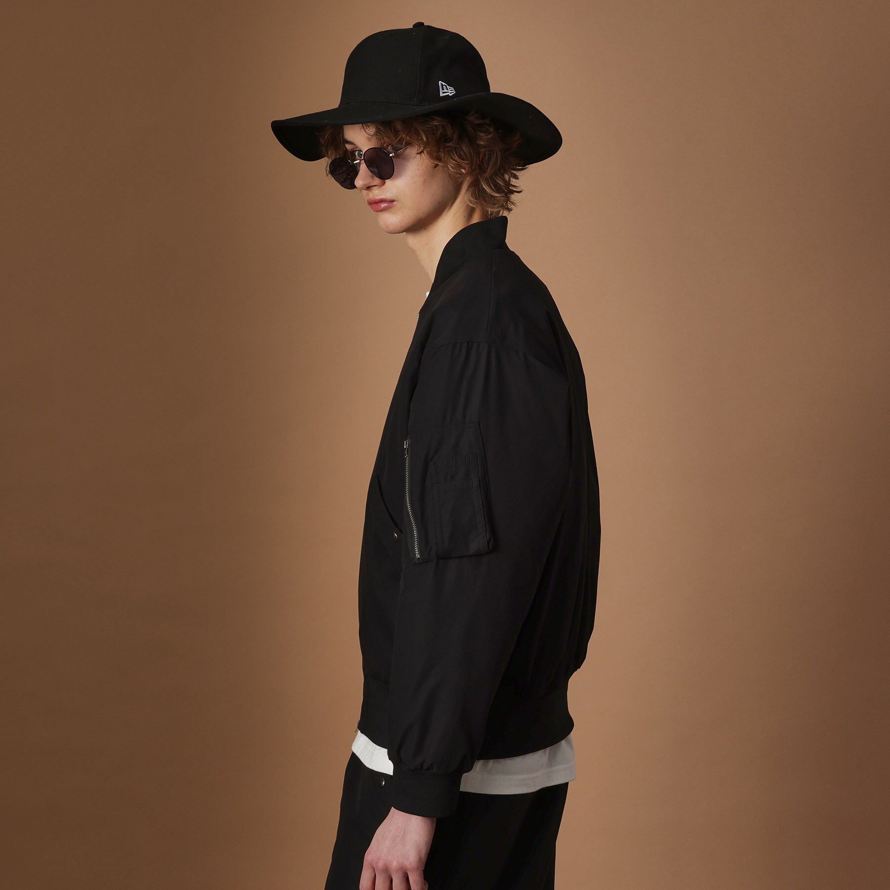 40CARATS&525「【Sサイズ～】MA－1風中わた入りプルオーバーブルゾン」|ブルゾン・スタジャン|