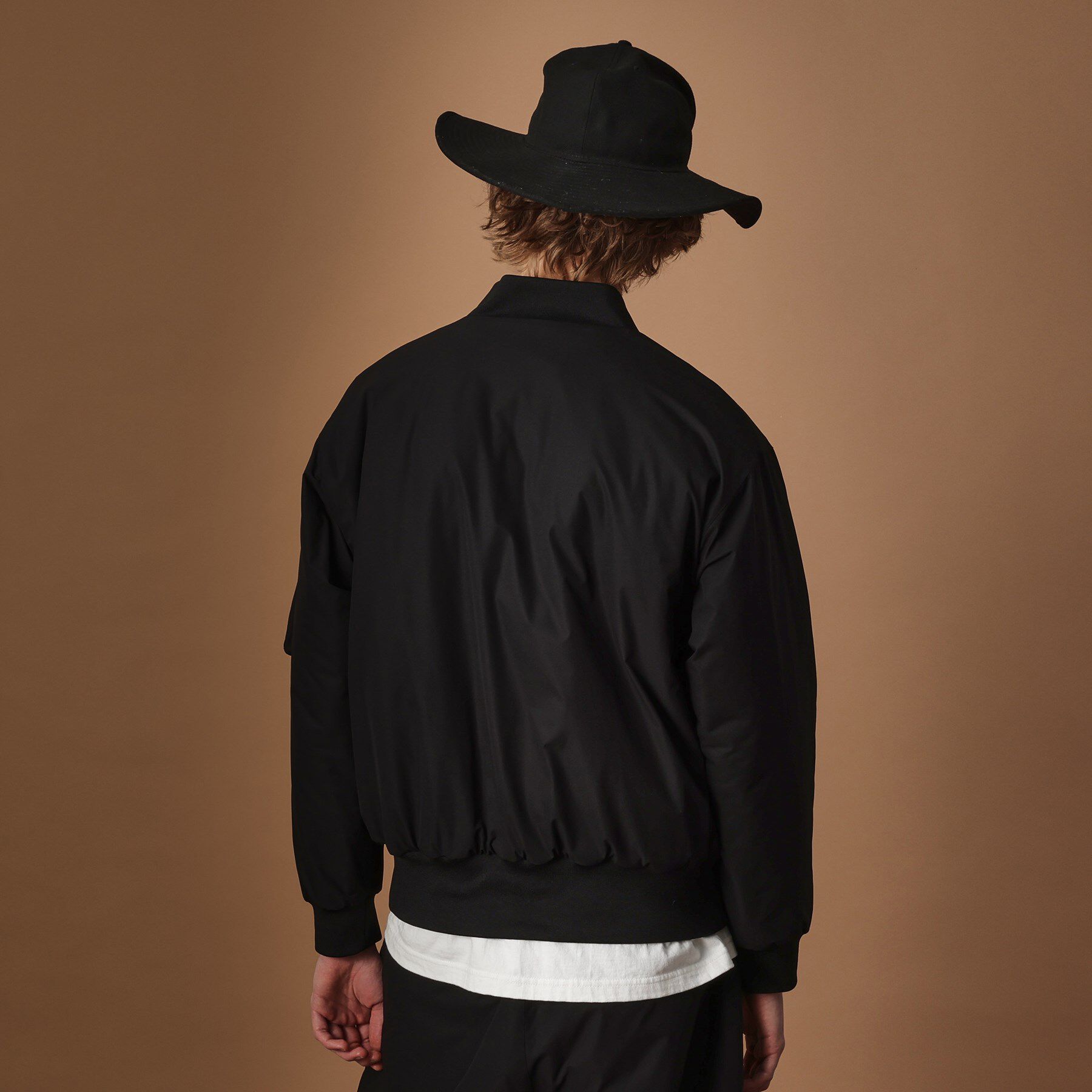 40CARATS&525「【Sサイズ～】MA－1風中わた入りプルオーバーブルゾン」|ブルゾン・スタジャン|