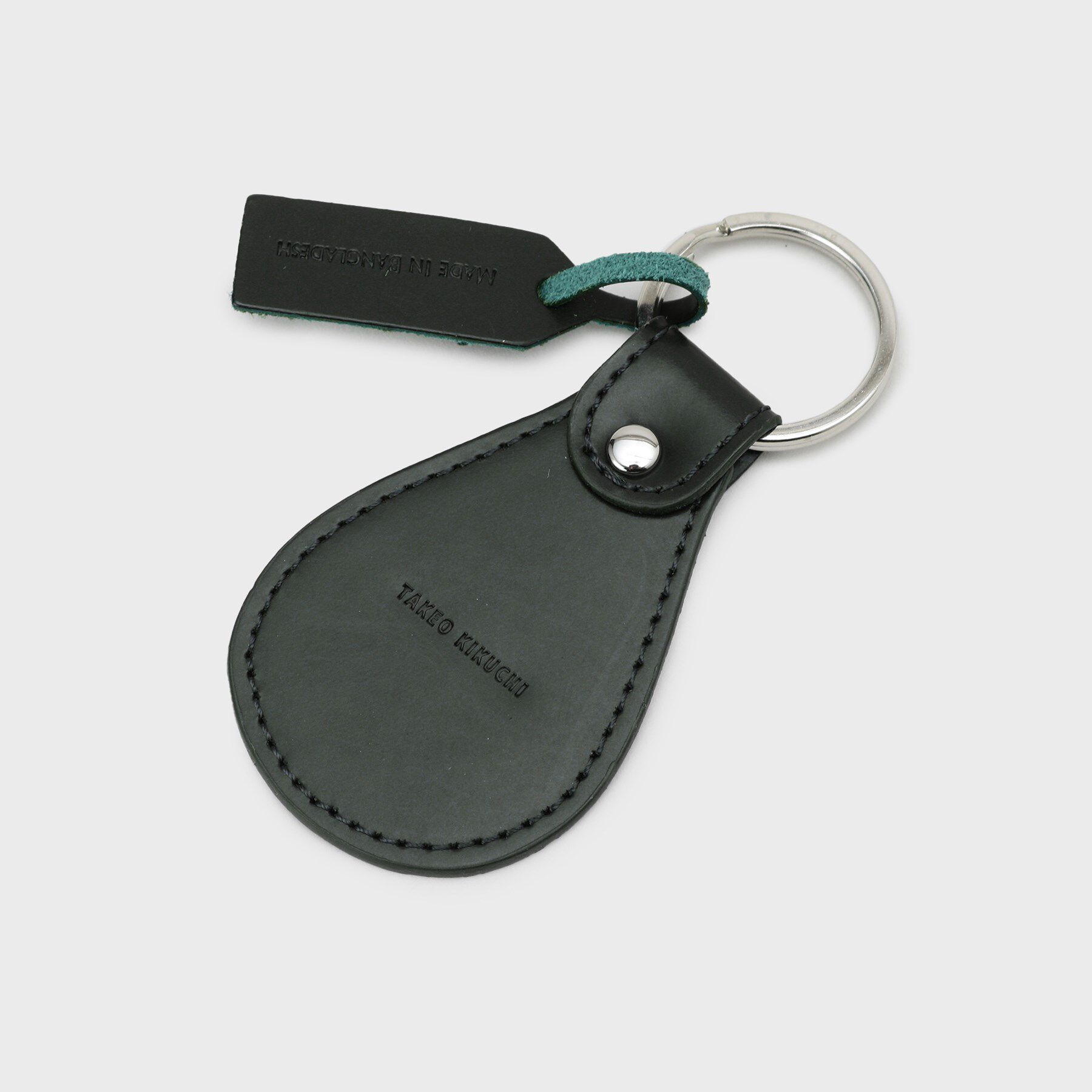 TAKEO KIKUCHI「【ブライドルレザー】ドロップキーホルダー」|キーケース|グリーン(024)