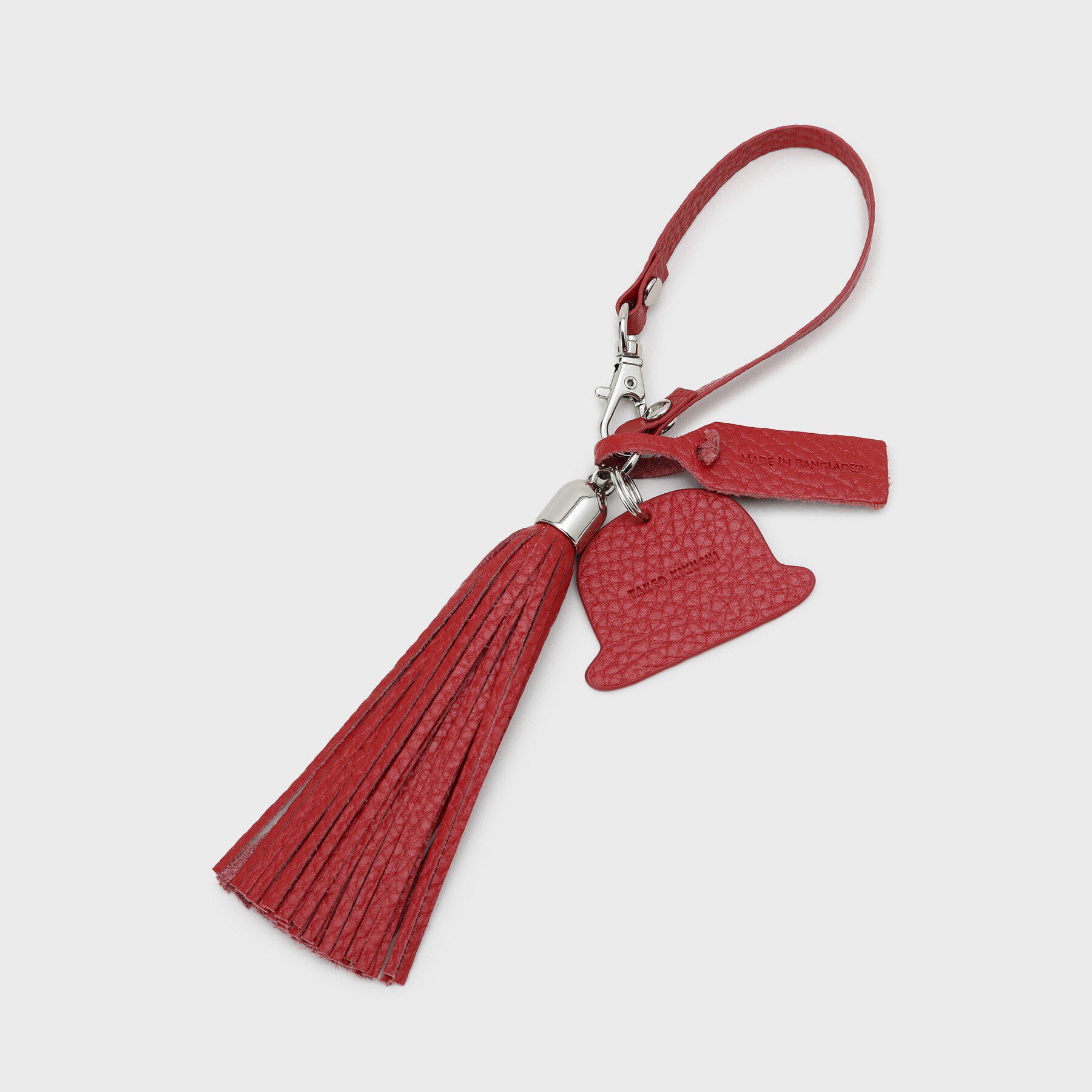 TAKEO KIKUCHI「【シュリンクレザー】ボーラーハットタッセルチャーム」|キーケース|