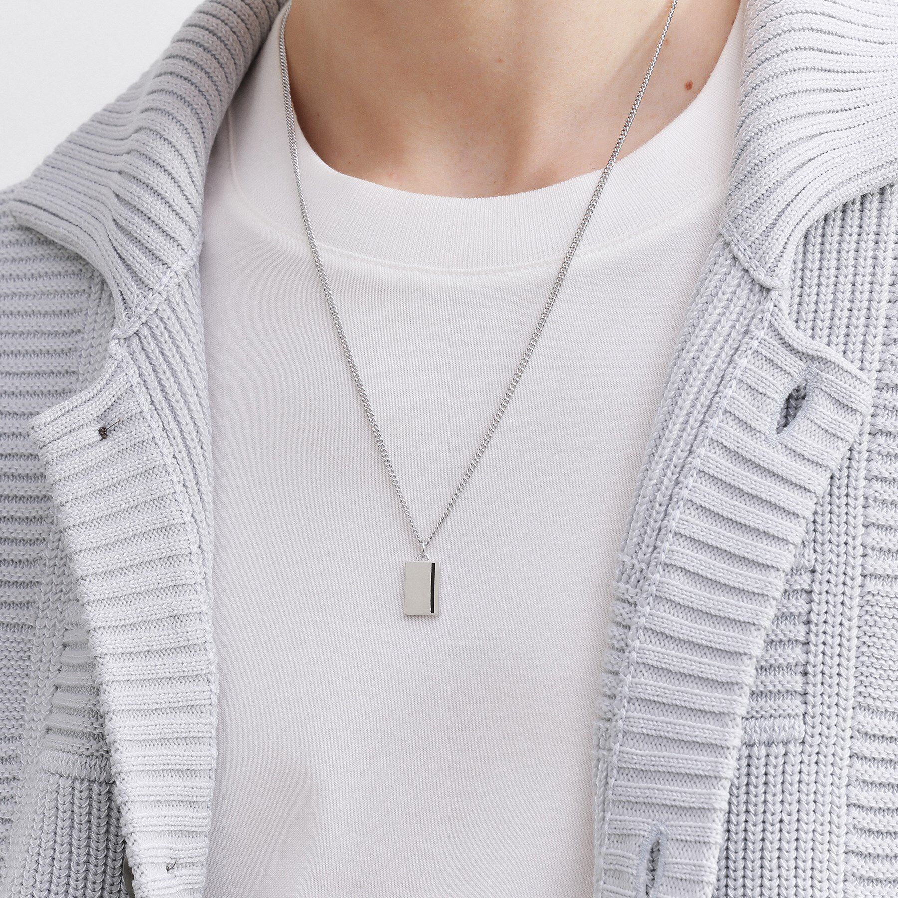 TAKEO KIKUCHI「モノトーンエポラインネックレス」|ネックレス|