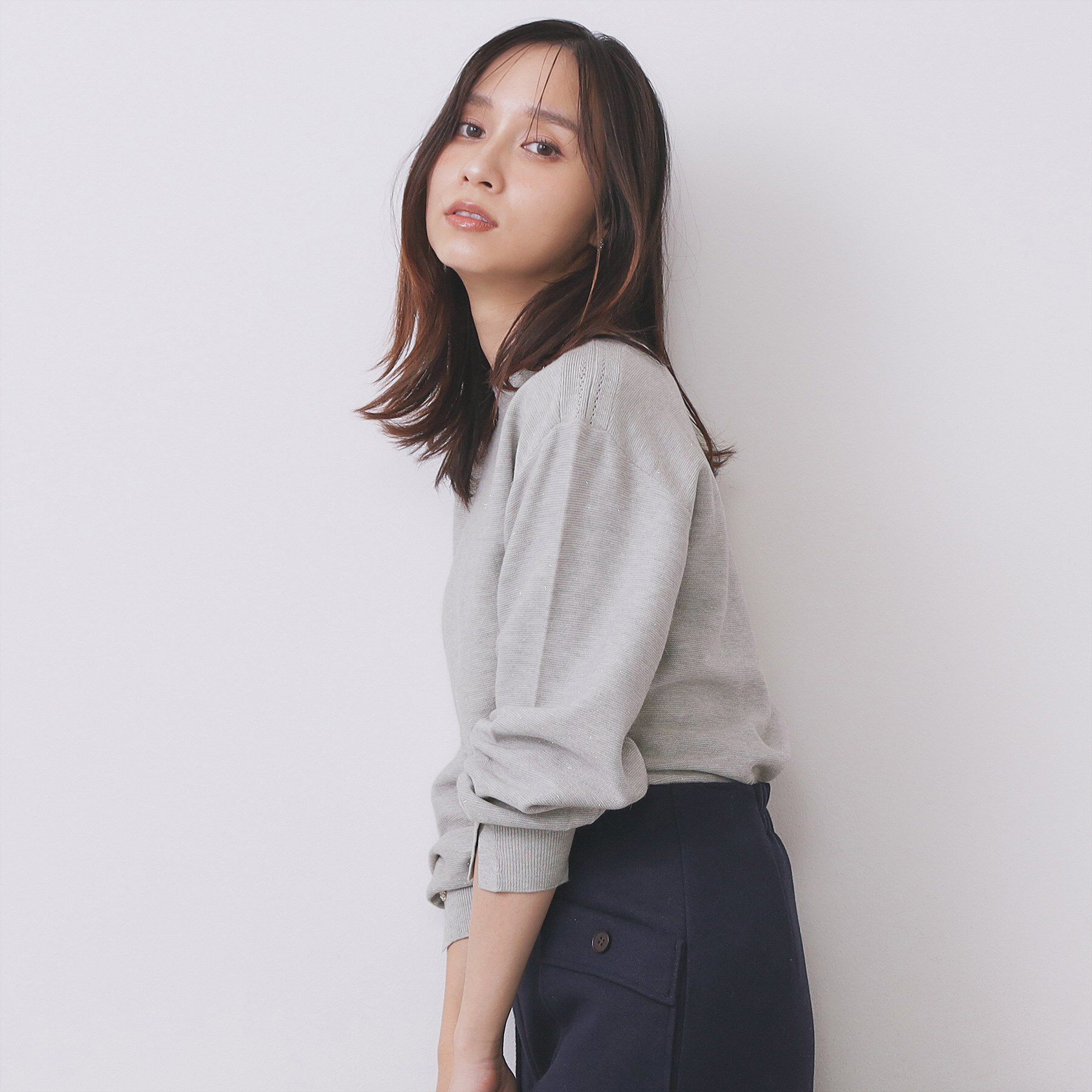 index「ラメガーター編みボートネックニット【洗濯機OK】《8col/XS～LL》」|ニット・セーター|