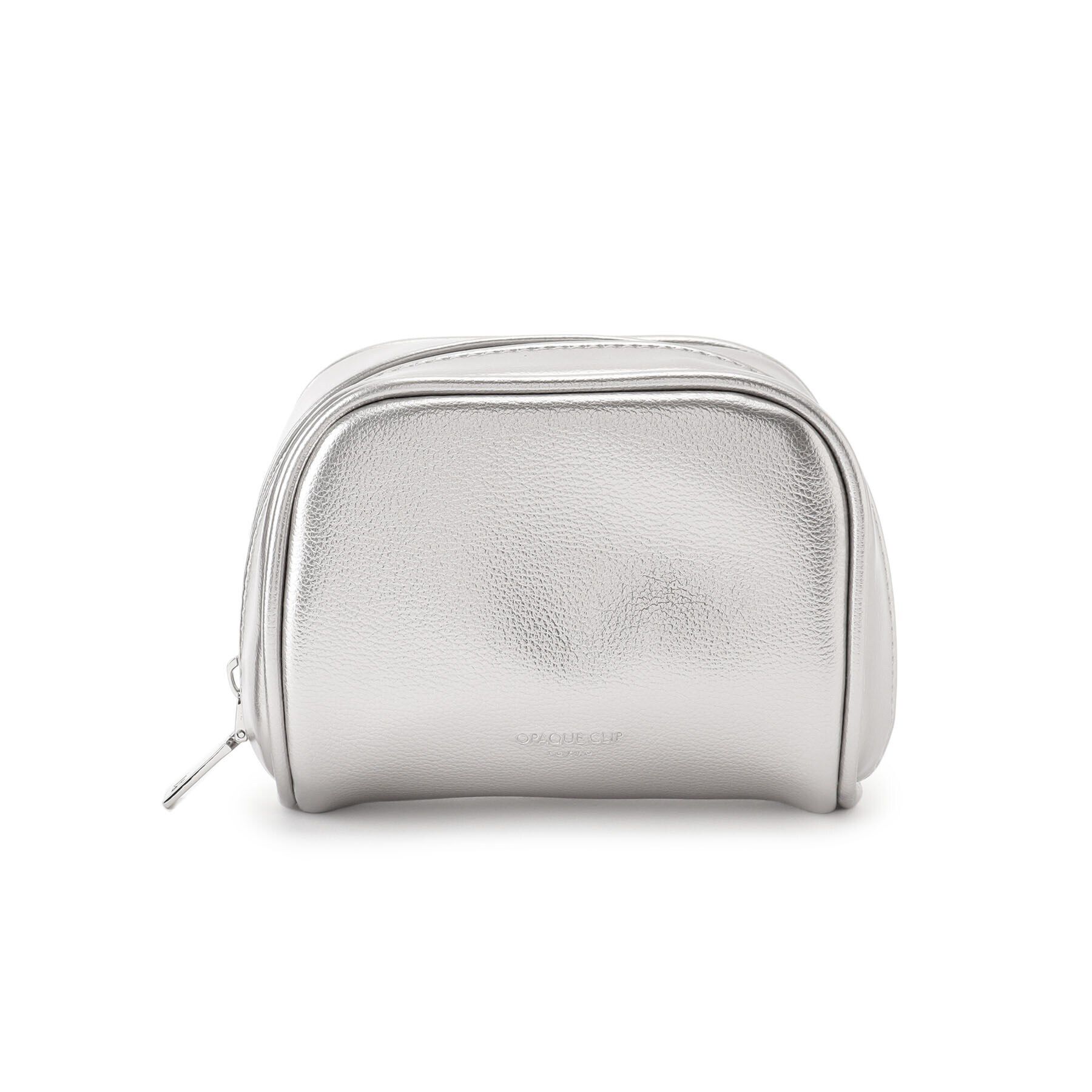 OPAQUE.CLIP「マチ付きスクエアポーチ」|ポーチ|ブラックシルバー(0