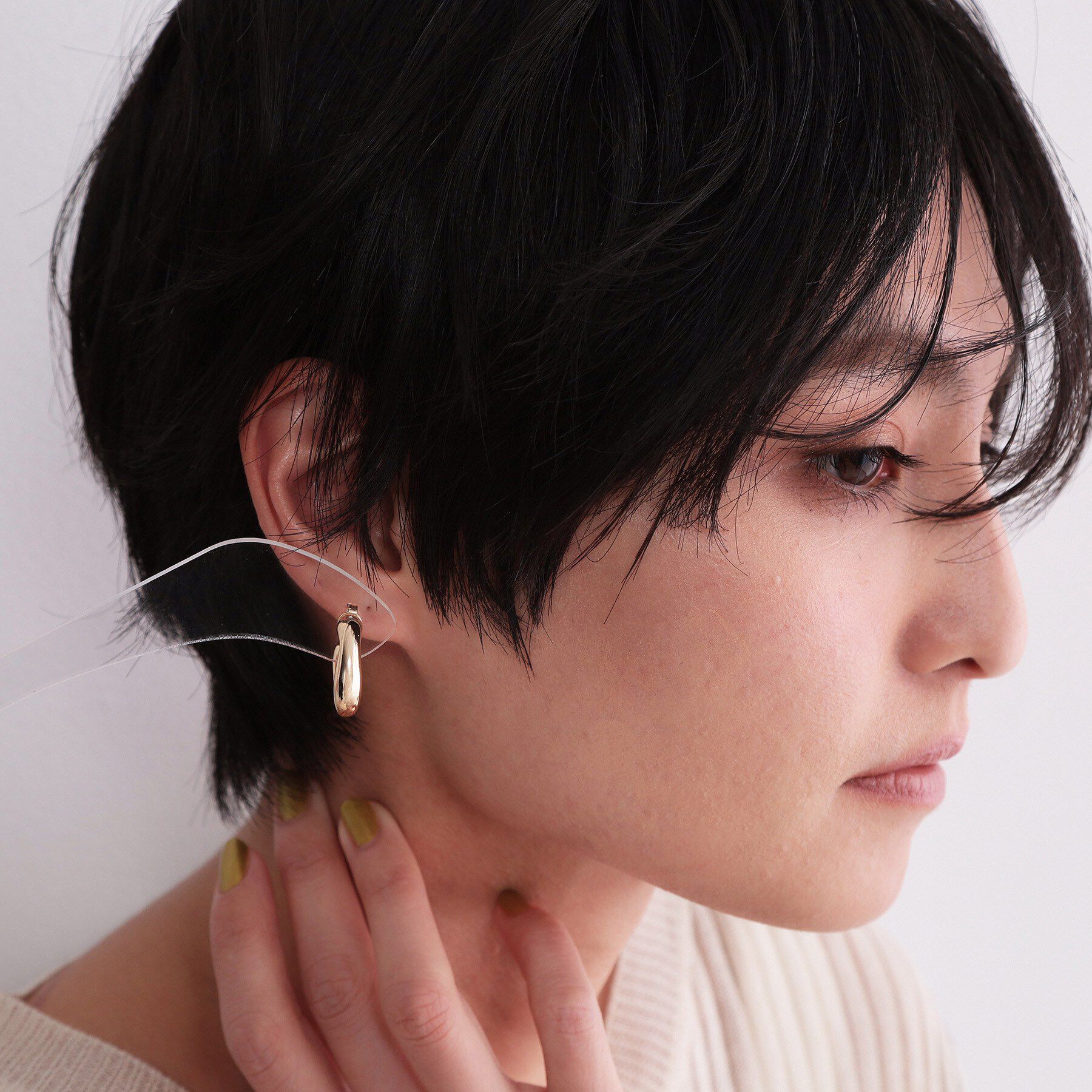 OPAQUE.CLIP「ニュアンスメタルピアス」|ピアス|