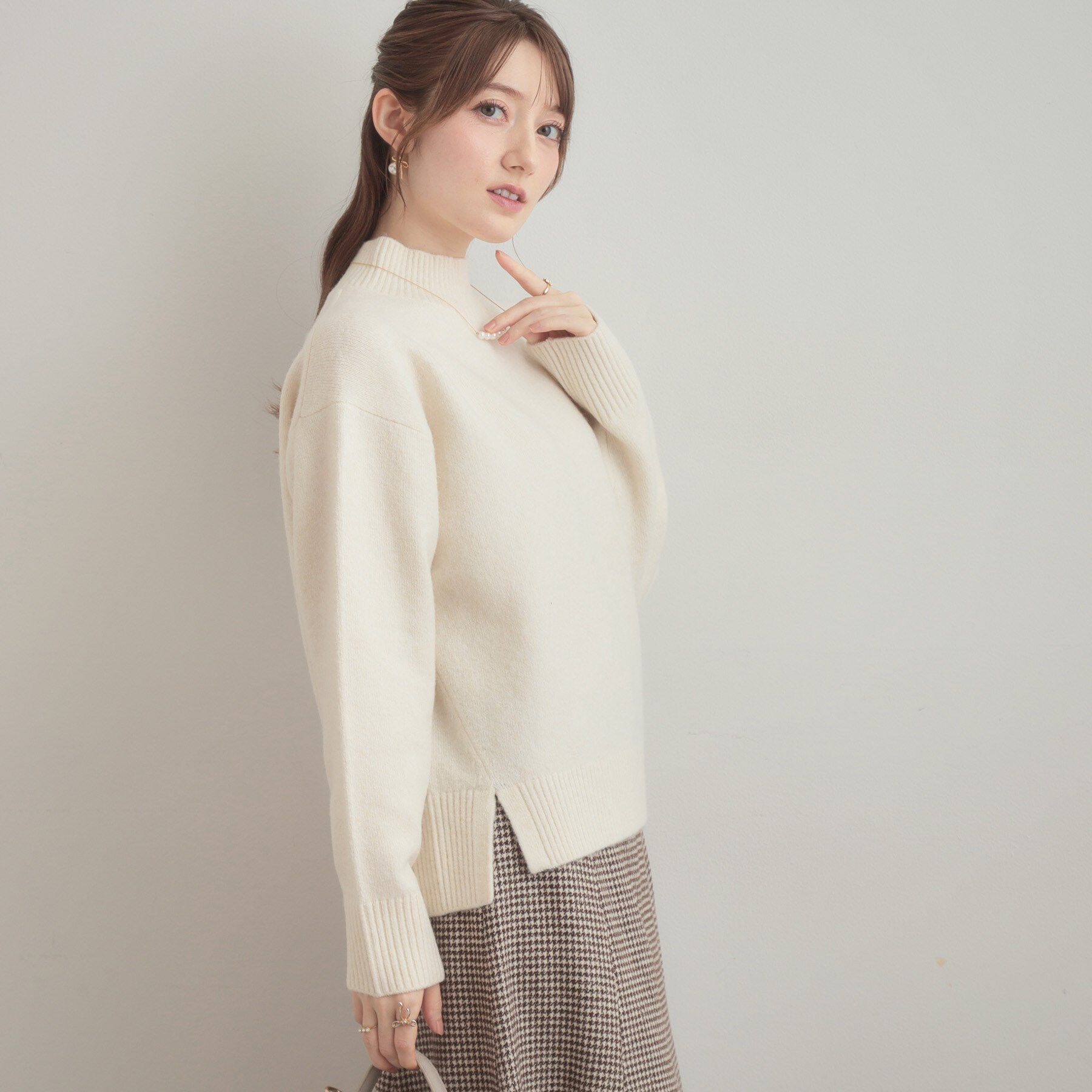 Couture broach「【5色展開】やわらかヤクライクニット」|ニット・セーター|