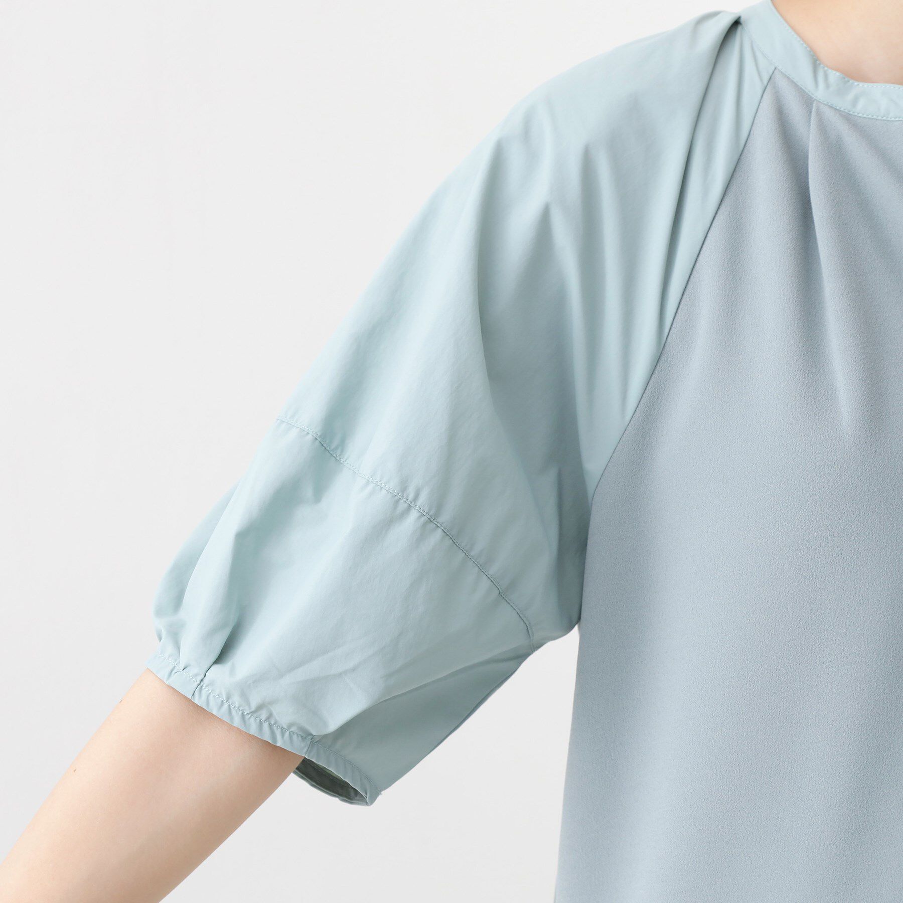 THE SHOP TK「【WEB限定】ドッキングカットソーワンピース【洗える】」|ワンピース|