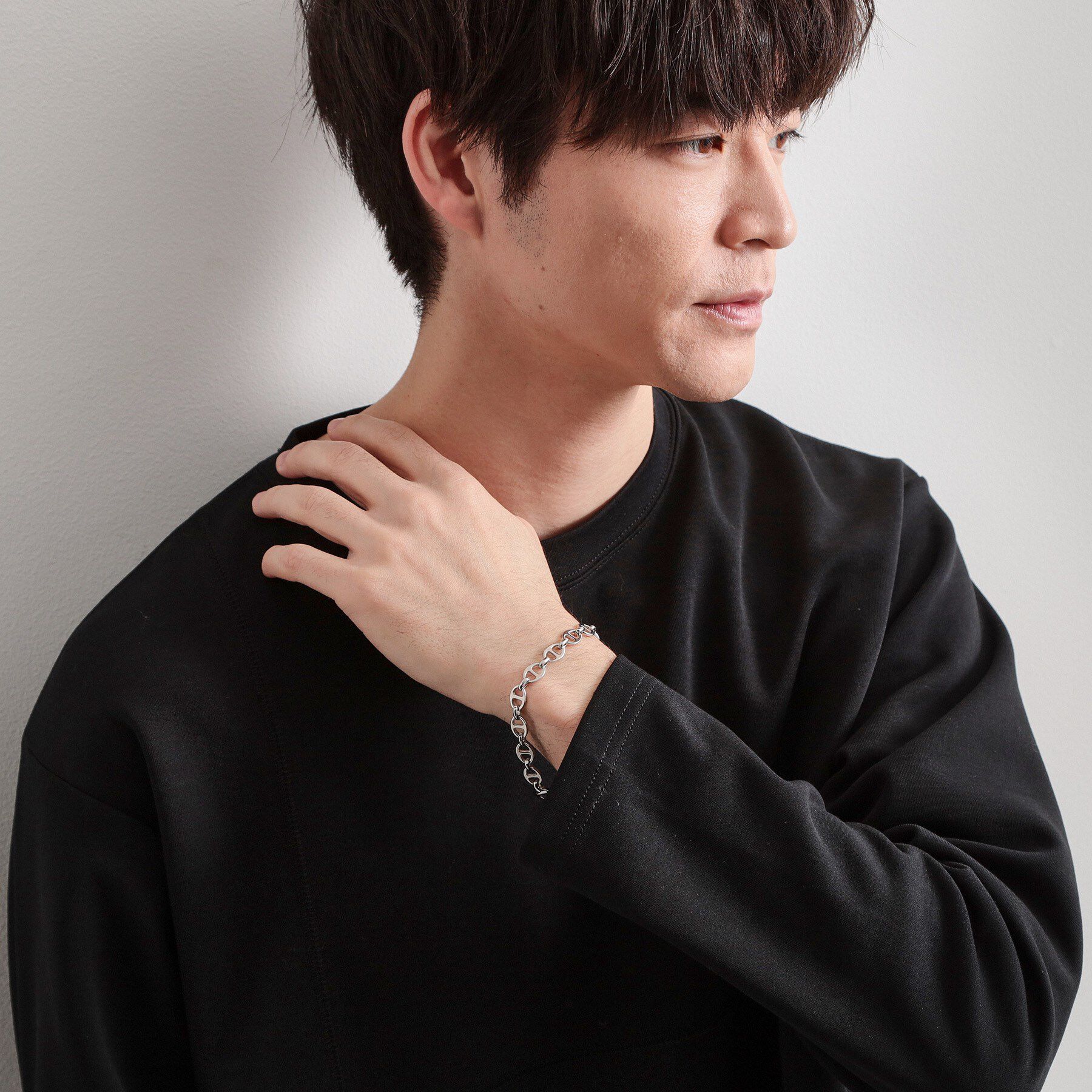 THE SHOP TK「アンカー チェーン マンテル ステンレス ブレスレット【ユニセックス】」|ネックレス|