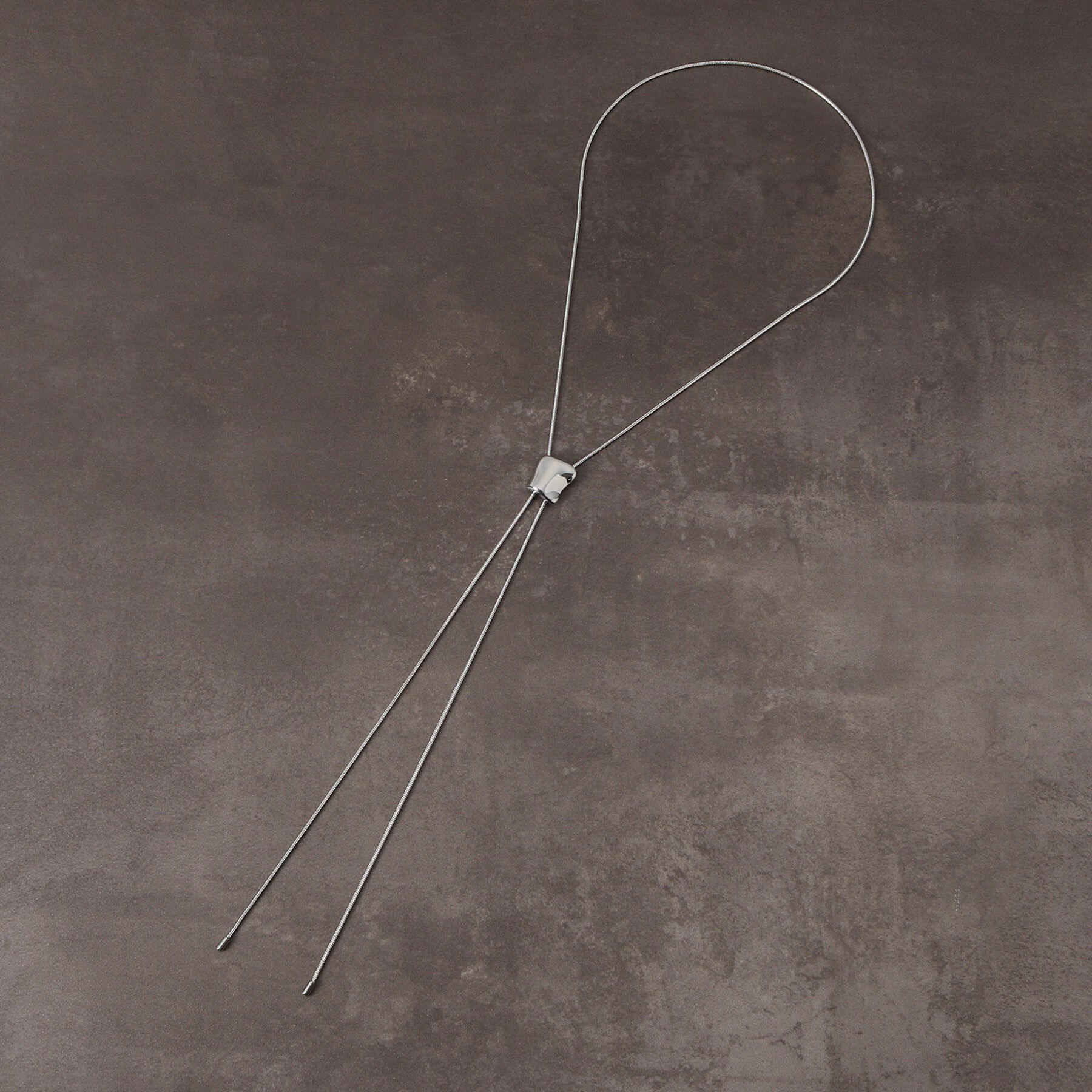 THE SHOP TK「ドロップ ループ タイイング ネックレス【ユニセックス】」|ネックレス|