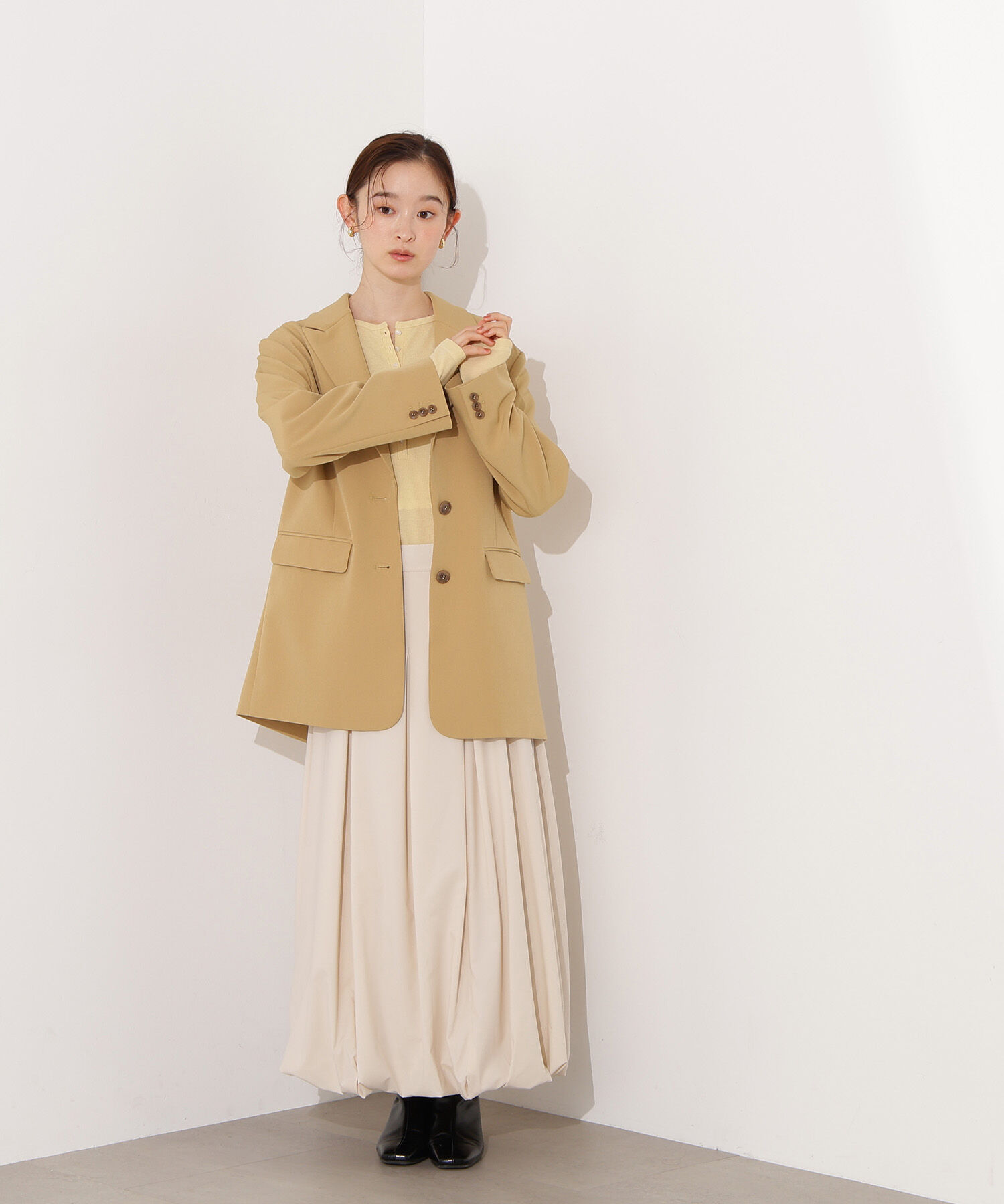  「バルーンタックスカート」|スカート|