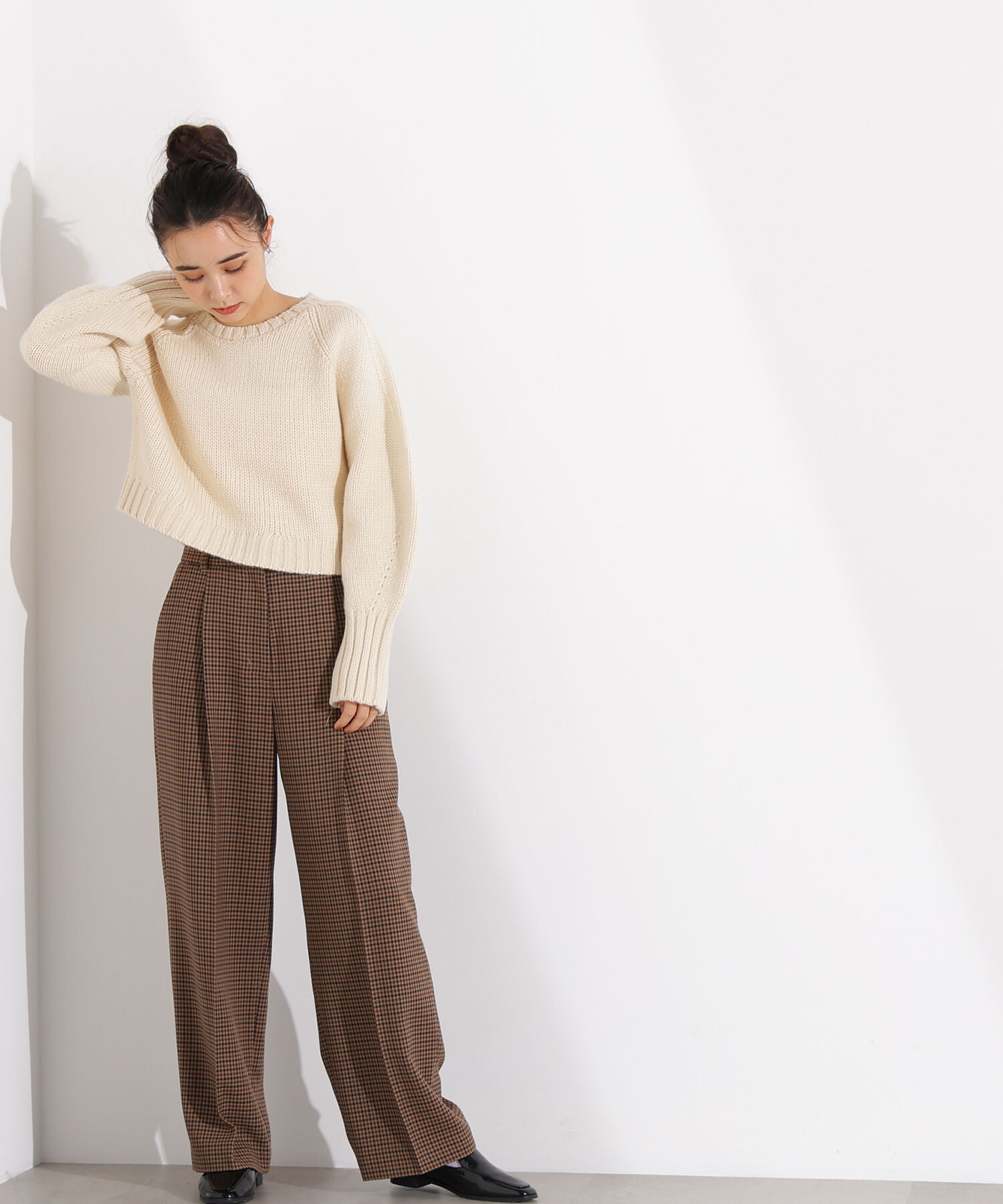  「ミドルゲージフォルムニット」|ニット・セーター|