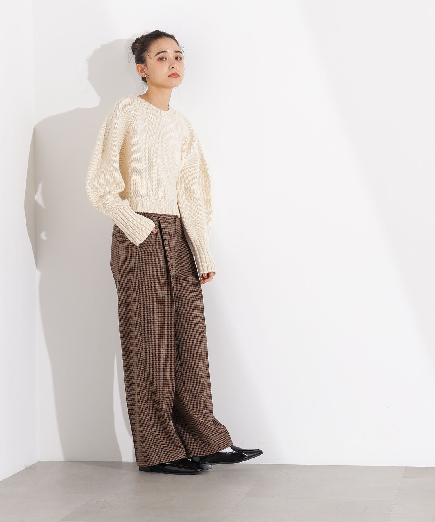  「ミドルゲージフォルムニット」|ニット・セーター|