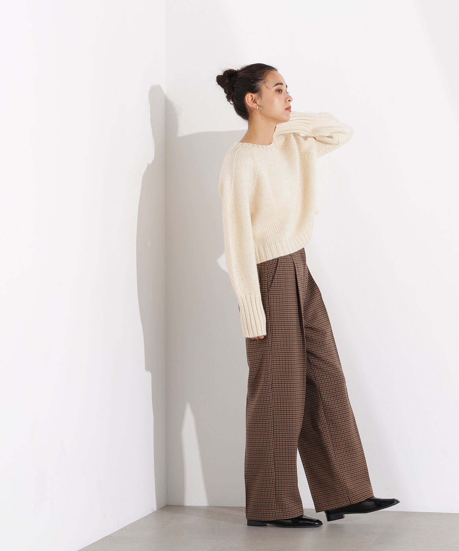  「ミドルゲージフォルムニット」|ニット・セーター|