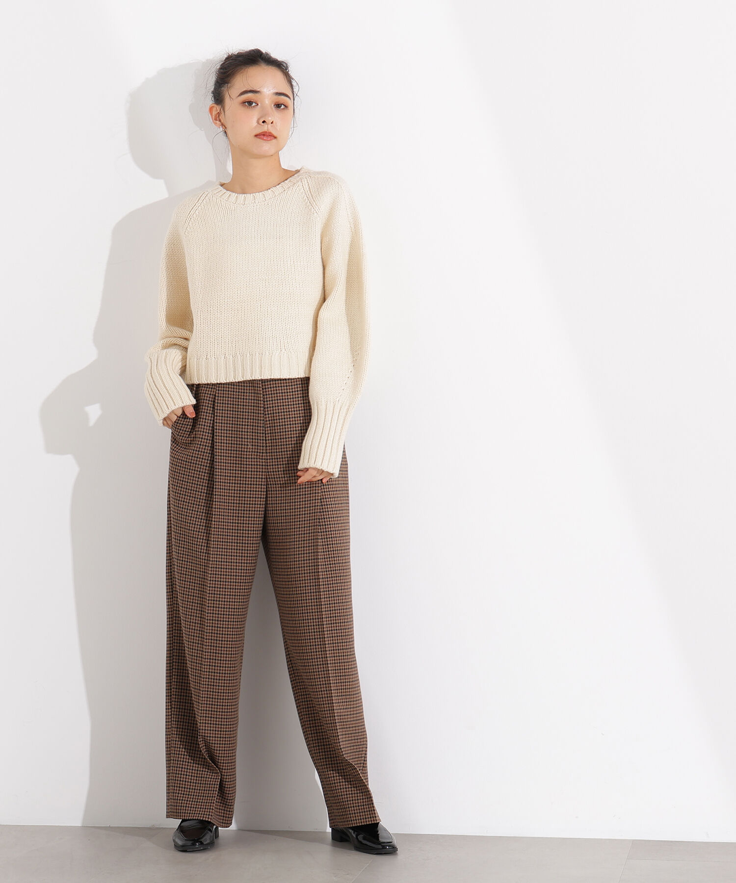  「ミドルゲージフォルムニット」|ニット・セーター|