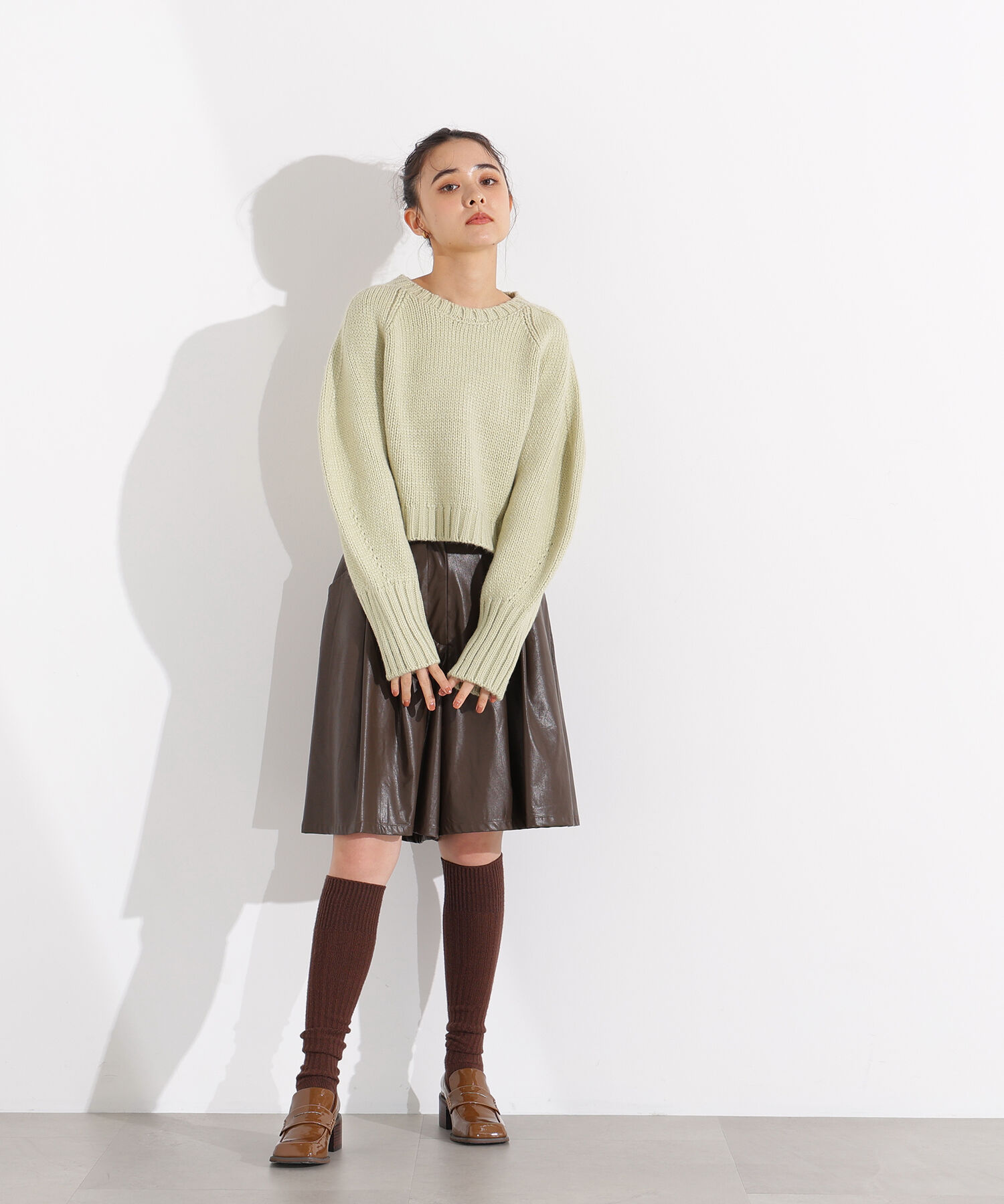  「ミドルゲージフォルムニット」|ニット・セーター|