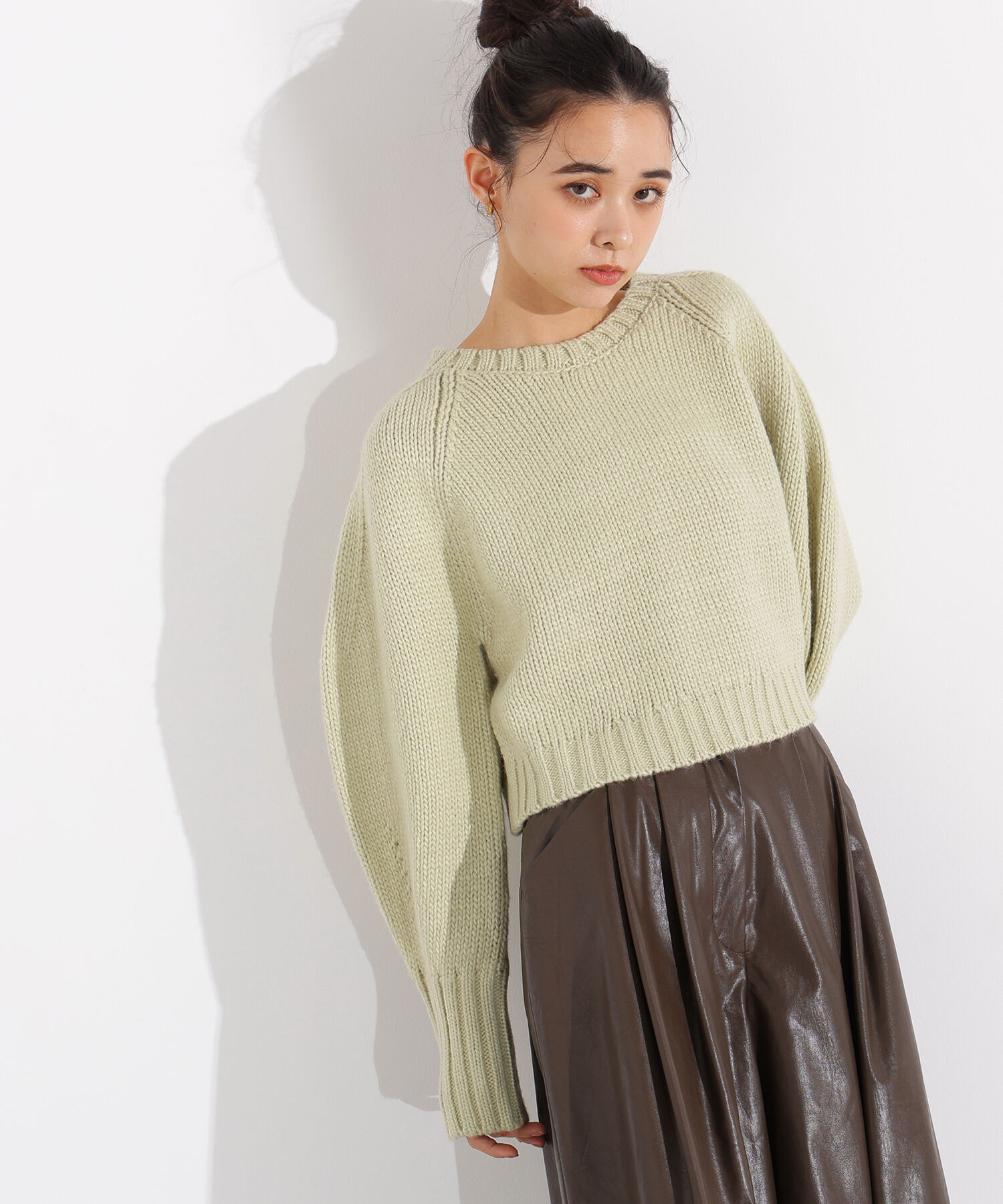  「ミドルゲージフォルムニット」|ニット・セーター|