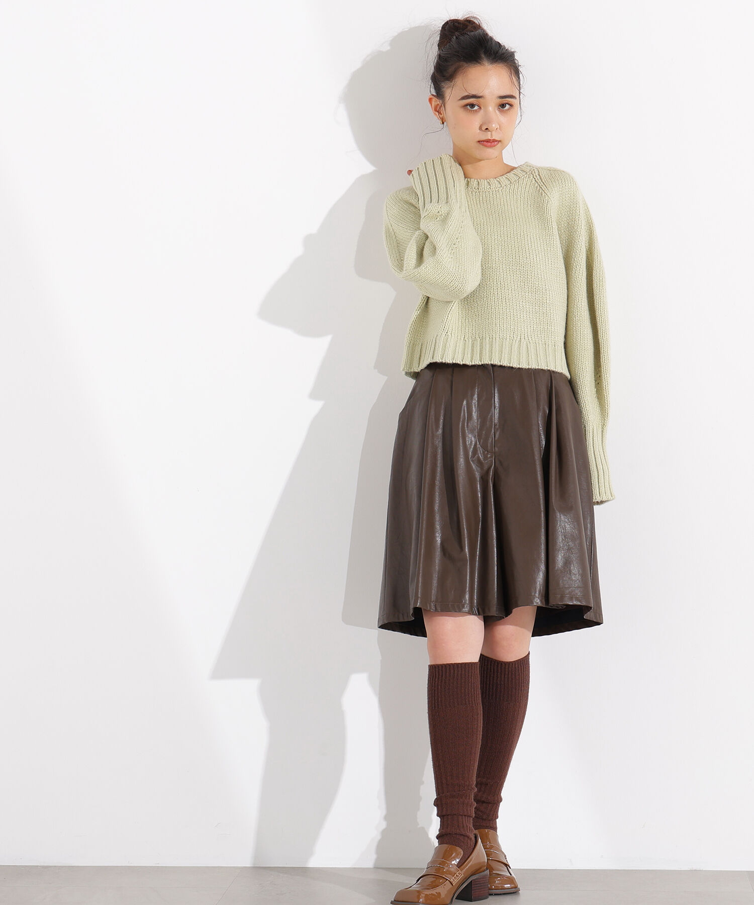  「ミドルゲージフォルムニット」|ニット・セーター|