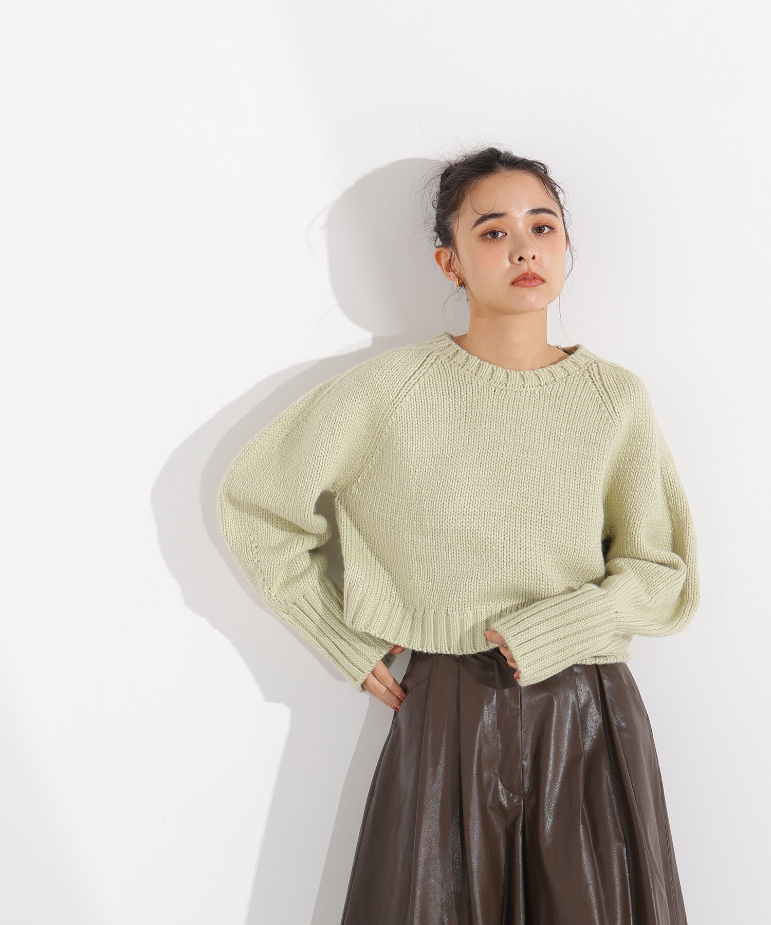  「ミドルゲージフォルムニット」|ニット・セーター|