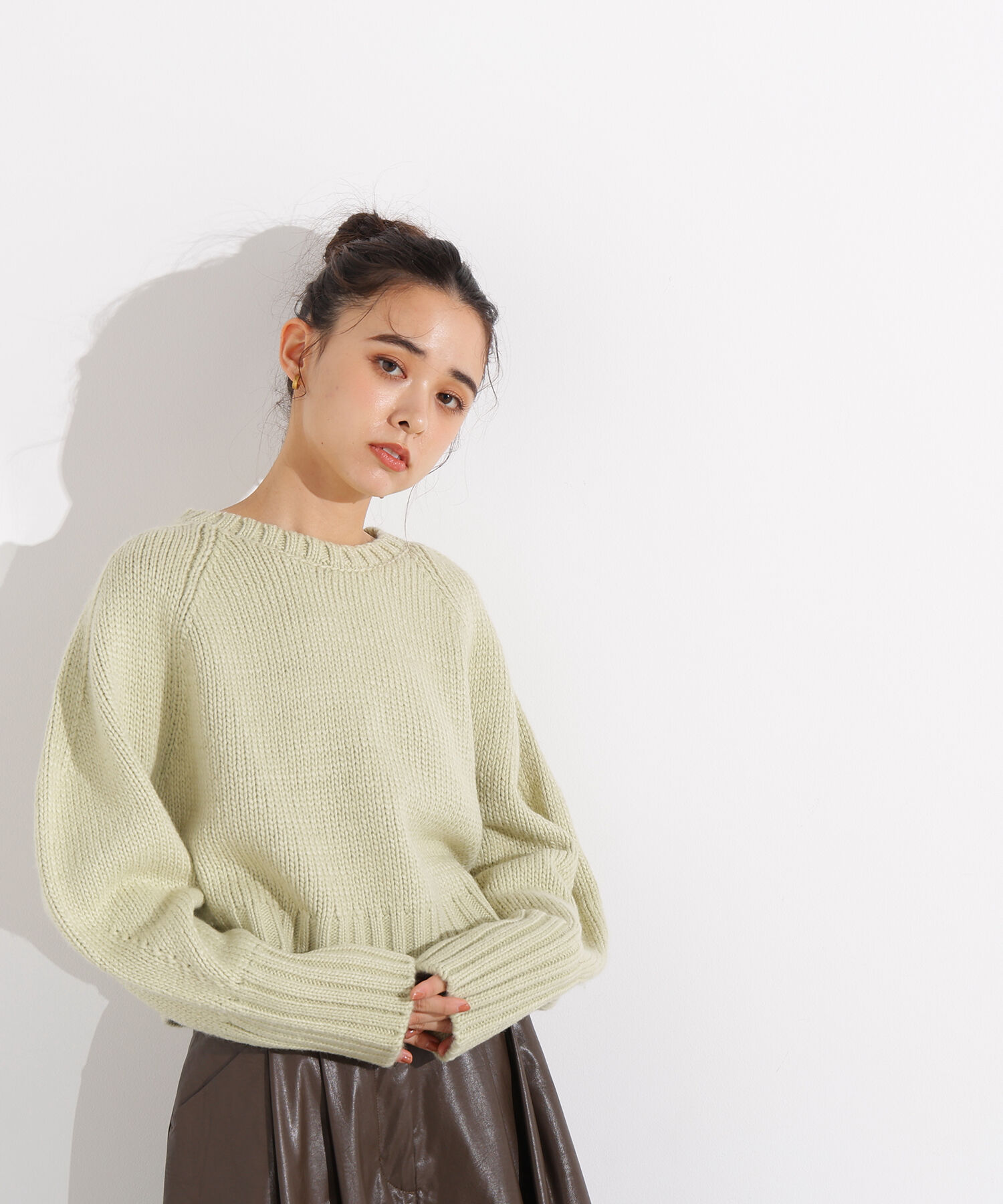  「ミドルゲージフォルムニット」|ニット・セーター|