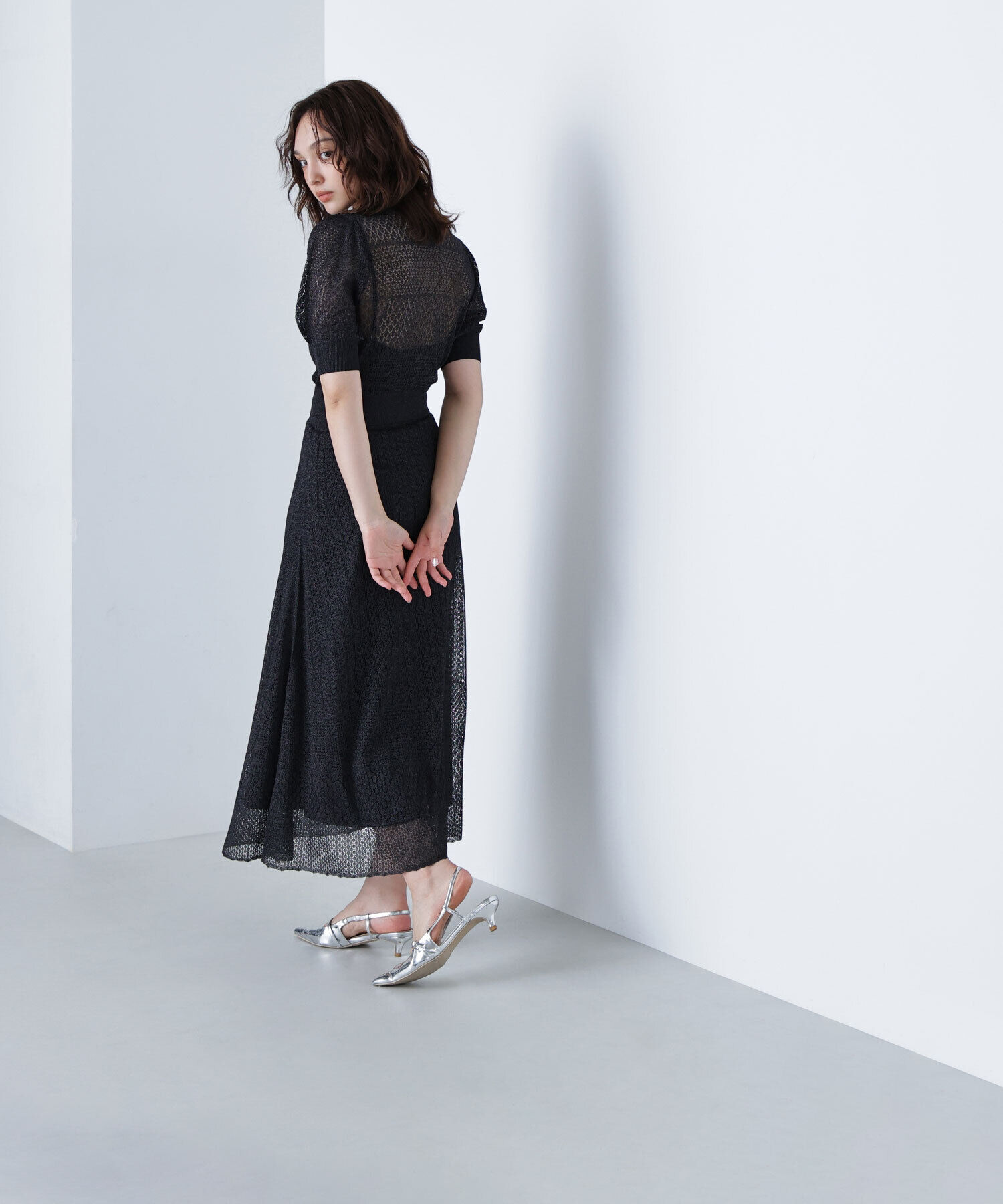  「レースニットカーディガン」|ニット・セーター|