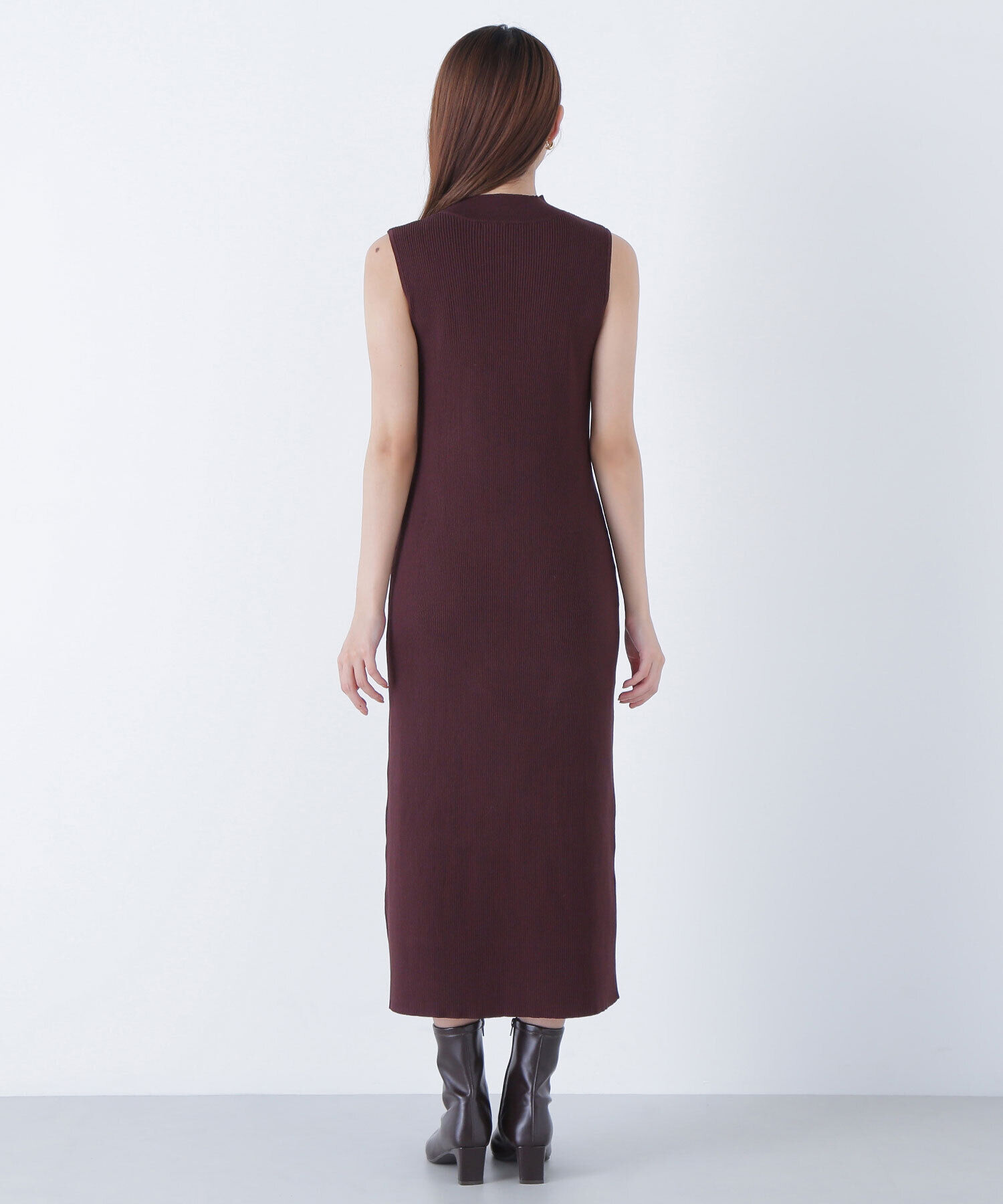  「フィルムラメカーデセットニットワンピース」|ワンピース|