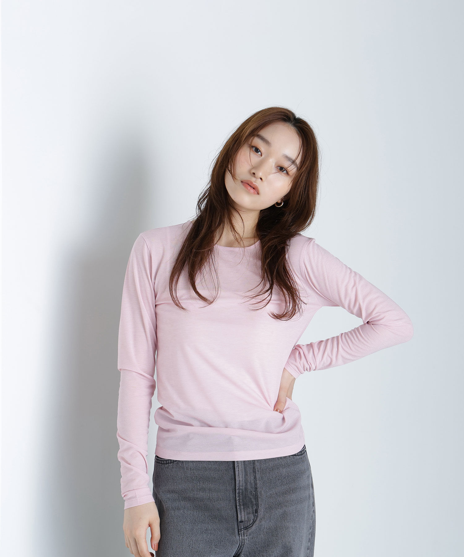  「シアーカットソーシリーズ クルーネック」|Tシャツ・カットソー|