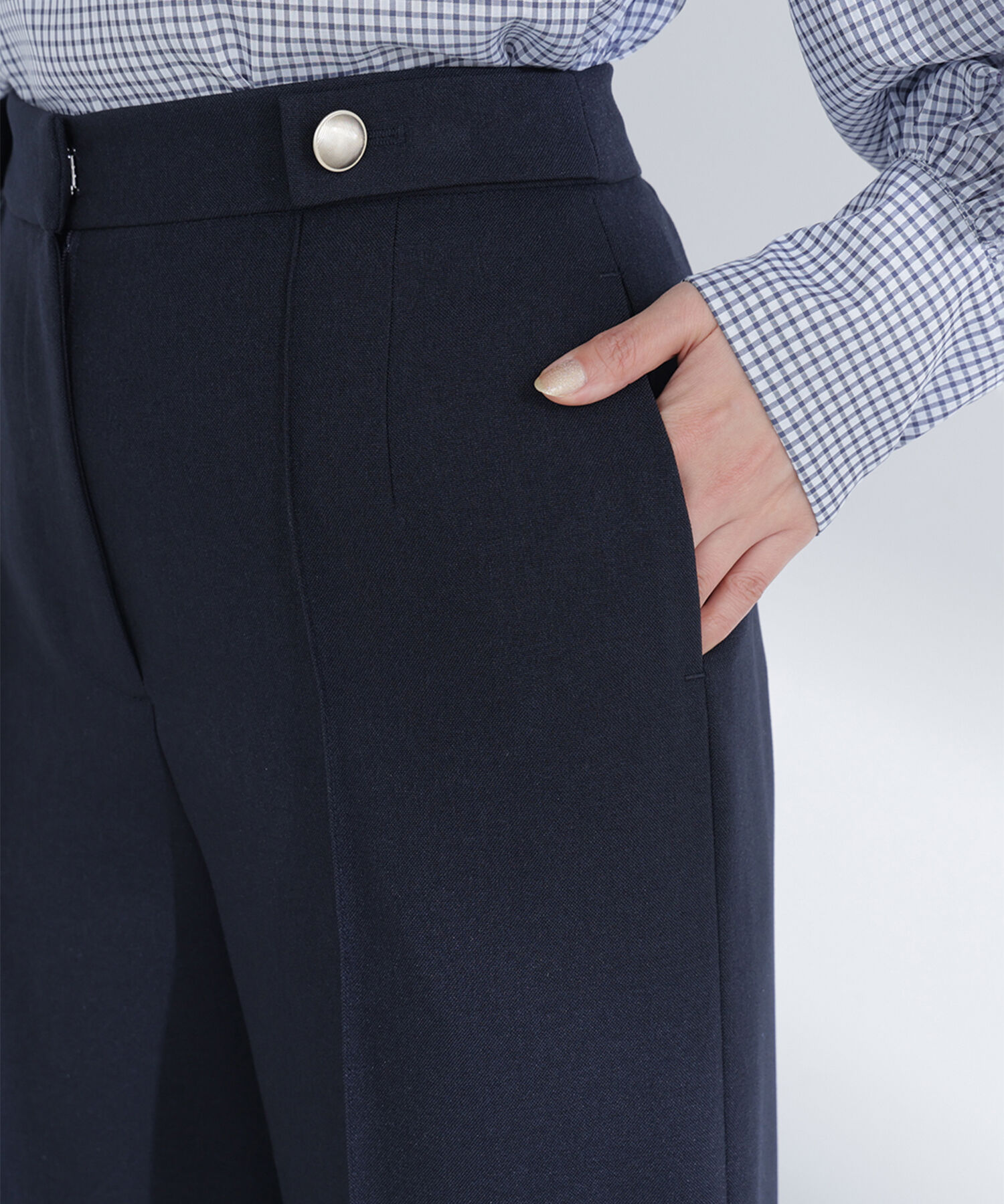  「ゴールドボタンワイドパンツ」|その他|