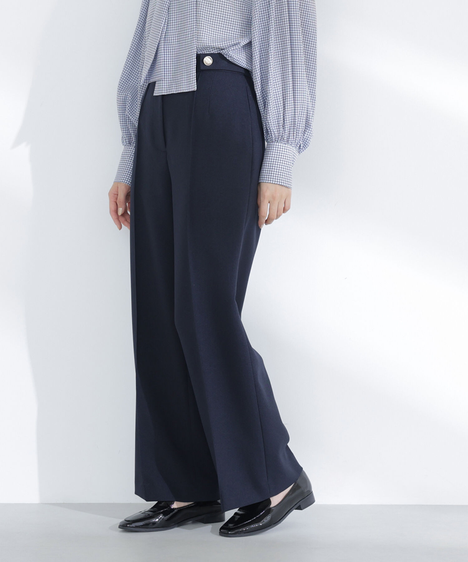  「ゴールドボタンワイドパンツ」|その他|