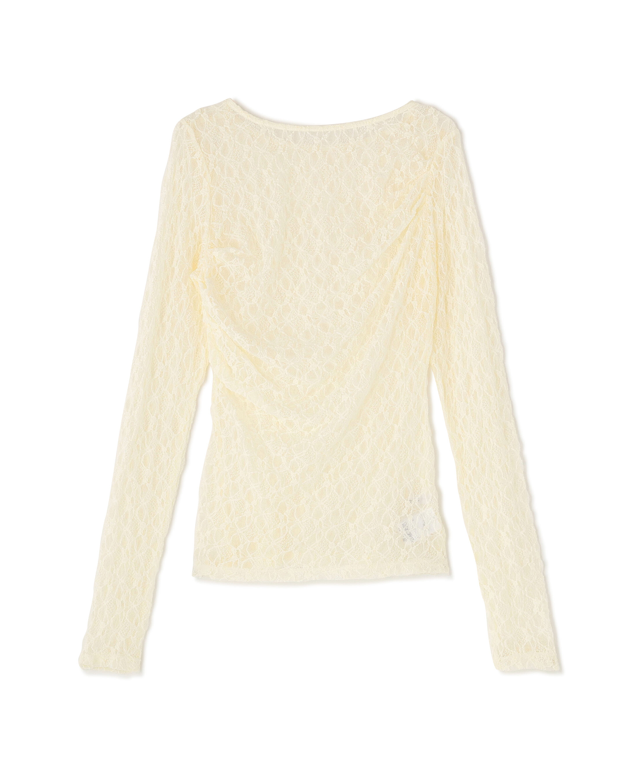  「レースドレープカットソー」|Tシャツ・カットソー|