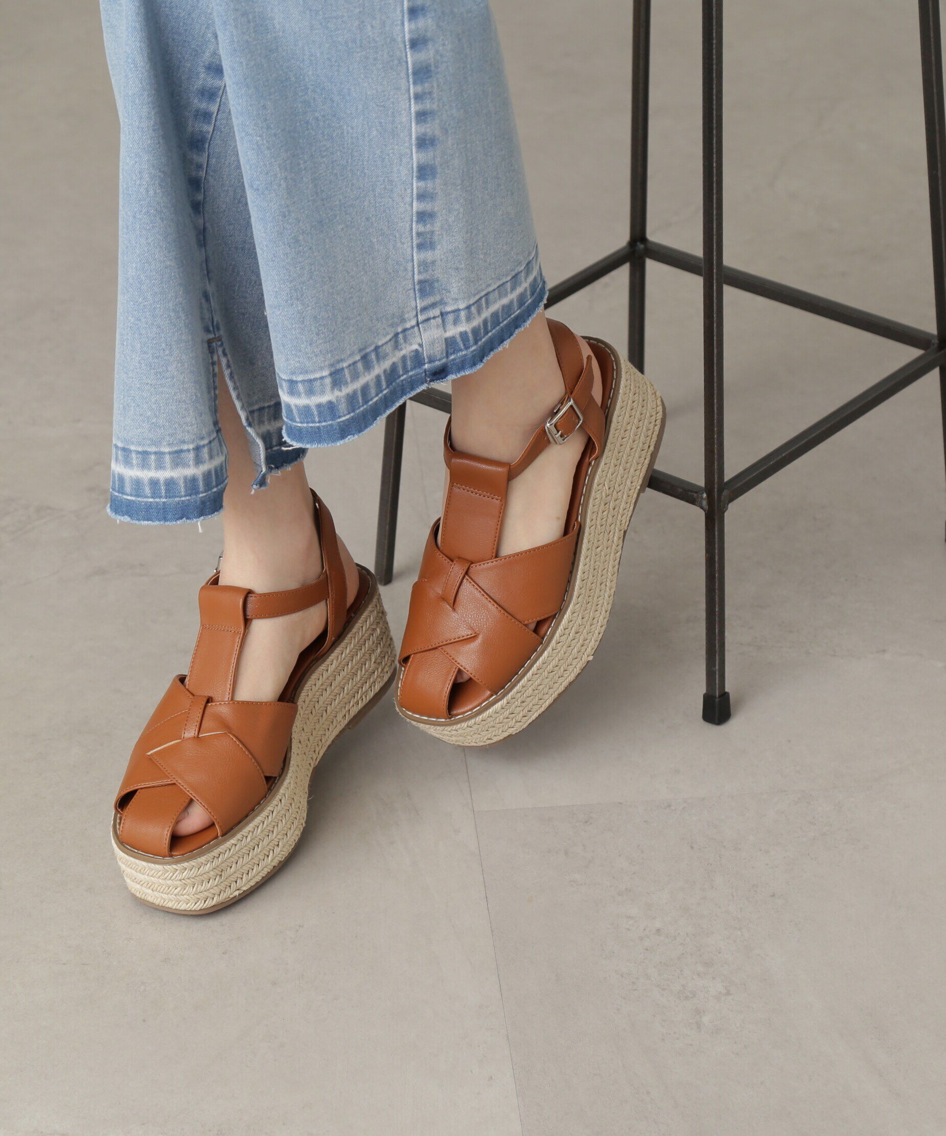  「ジュートグルカサンダル」|その他|キャメル