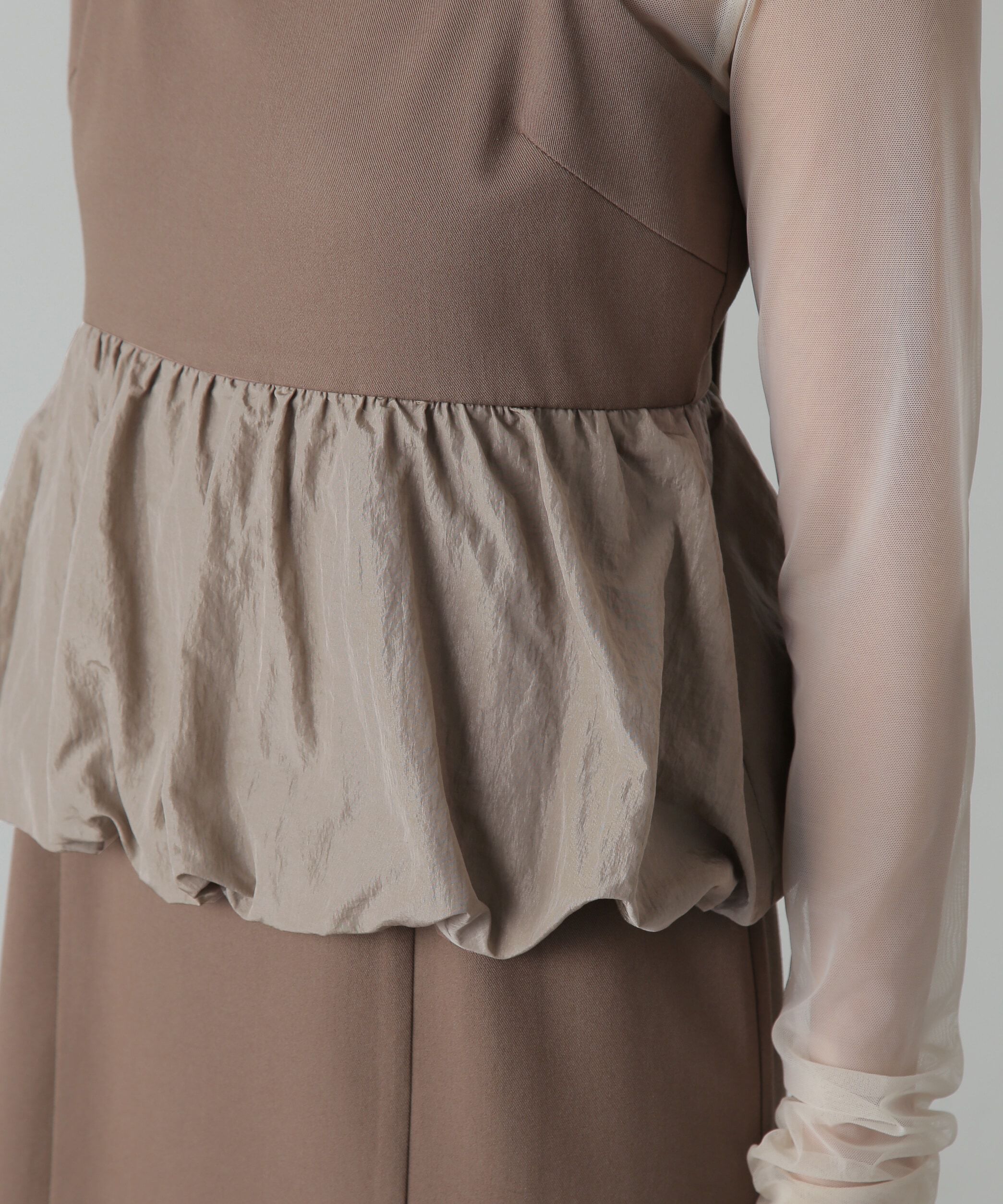  「ビスチェレイヤード風ドッキングワンピース」|ワンピース|