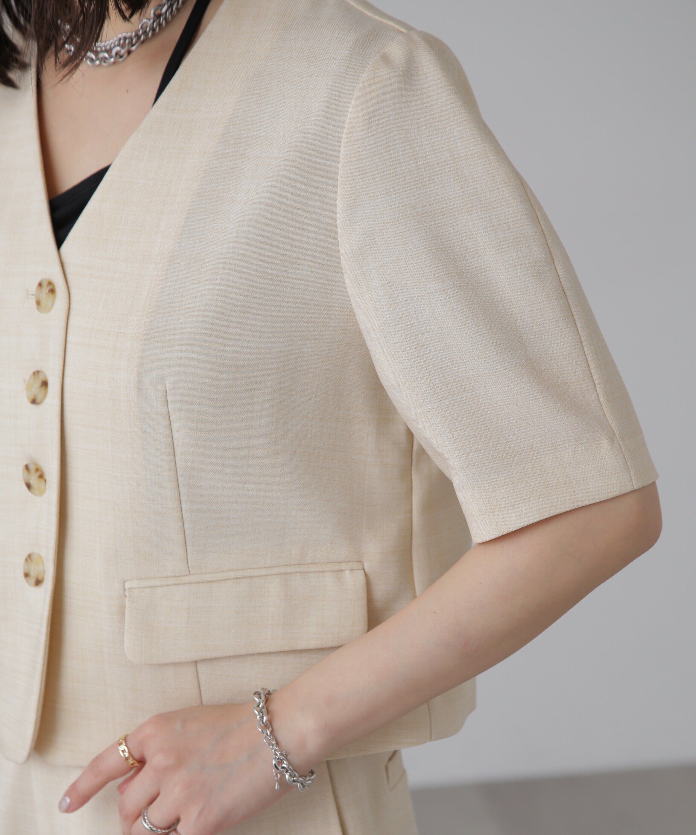  「〈セットアップ対応〉ショート丈ジャケット」|その他|