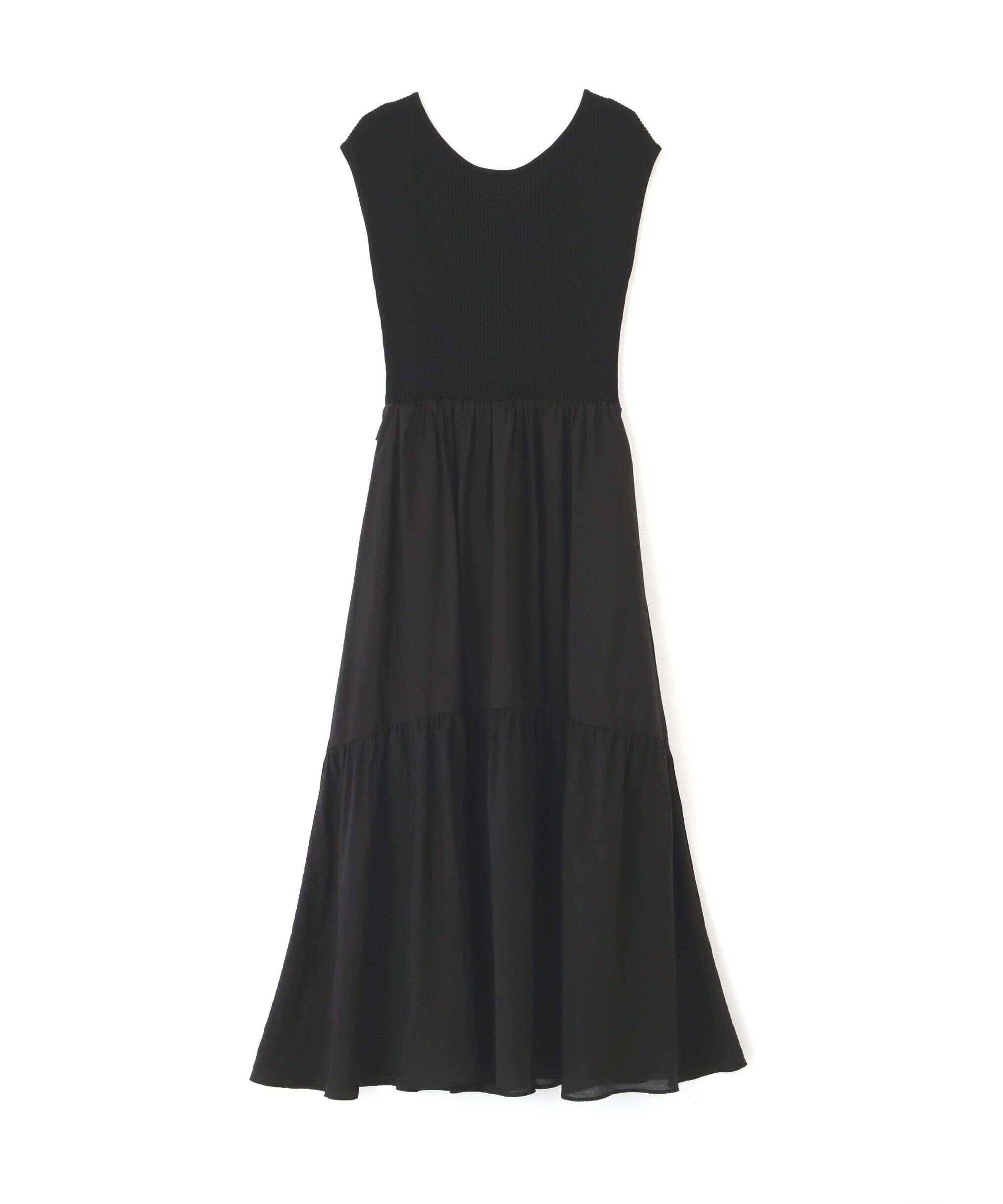  「ニットドッキングバックリボンワンピース」|ワンピース|