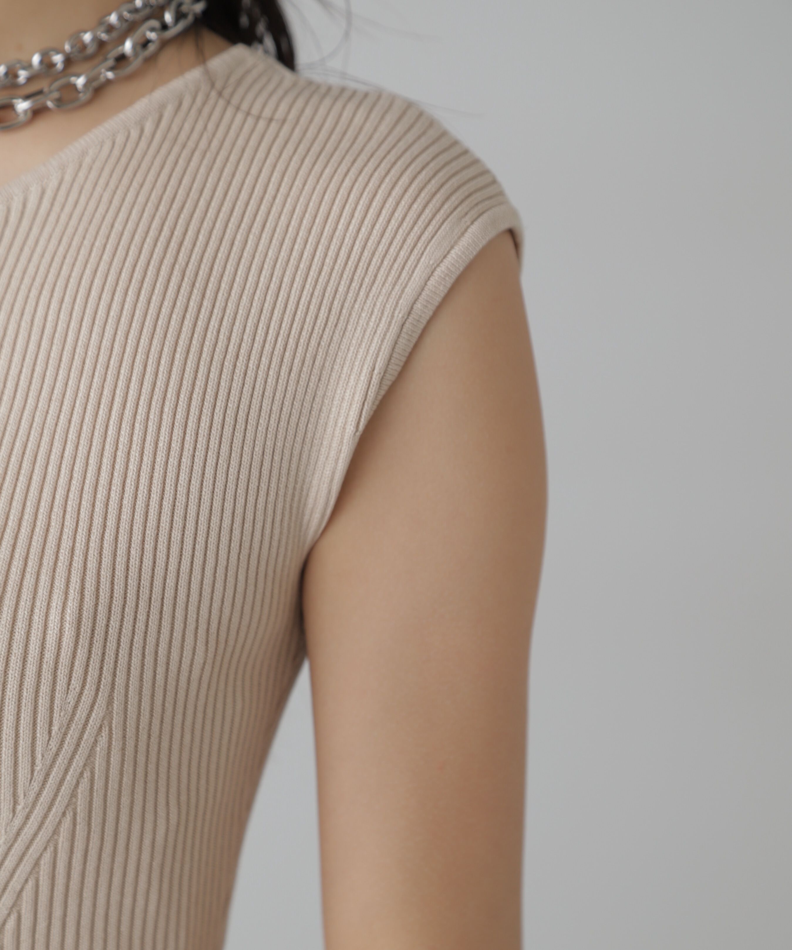  「ニットドッキングバックリボンワンピース」|ワンピース|