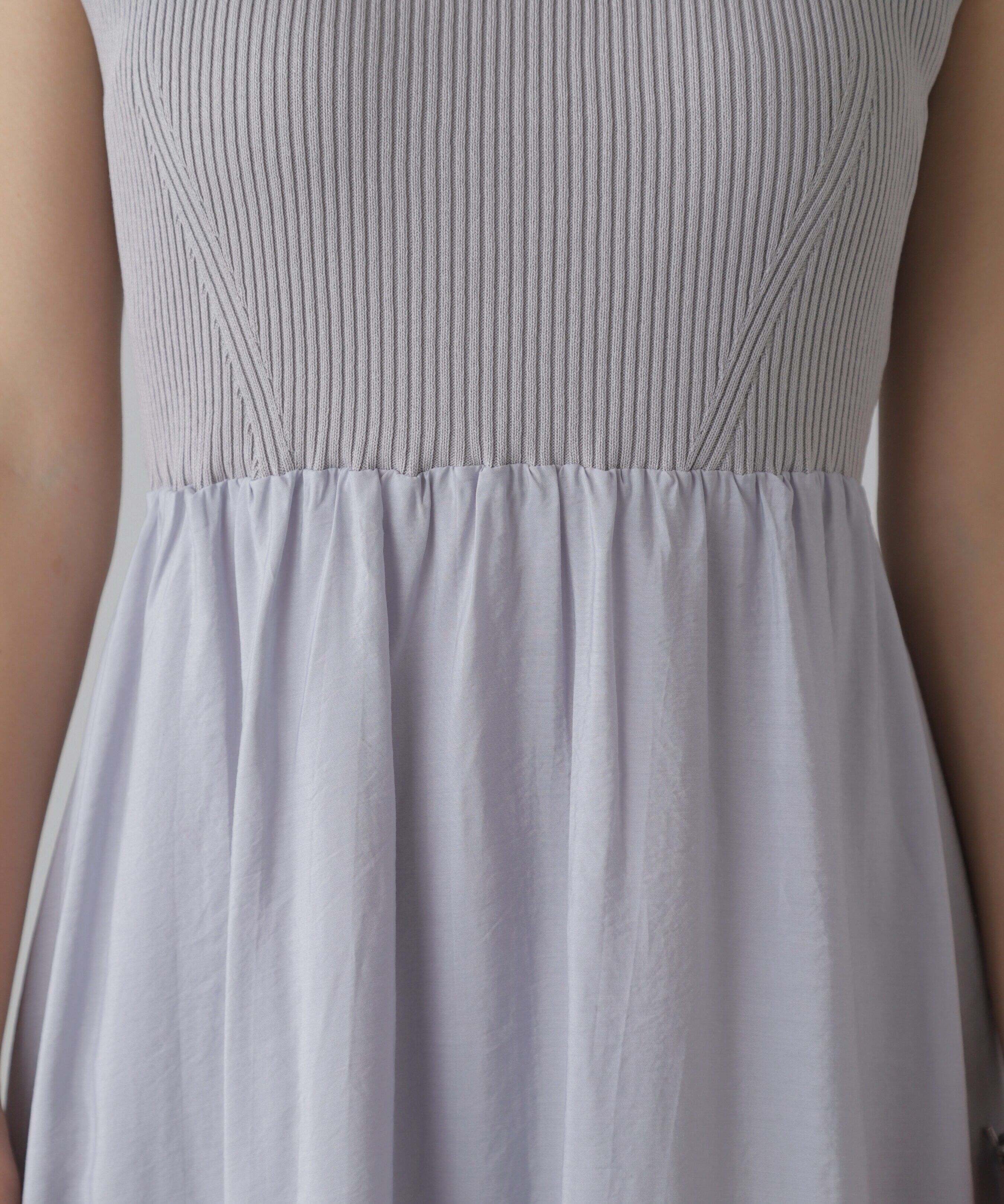  「ニットドッキングバックリボンワンピース」|ワンピース|