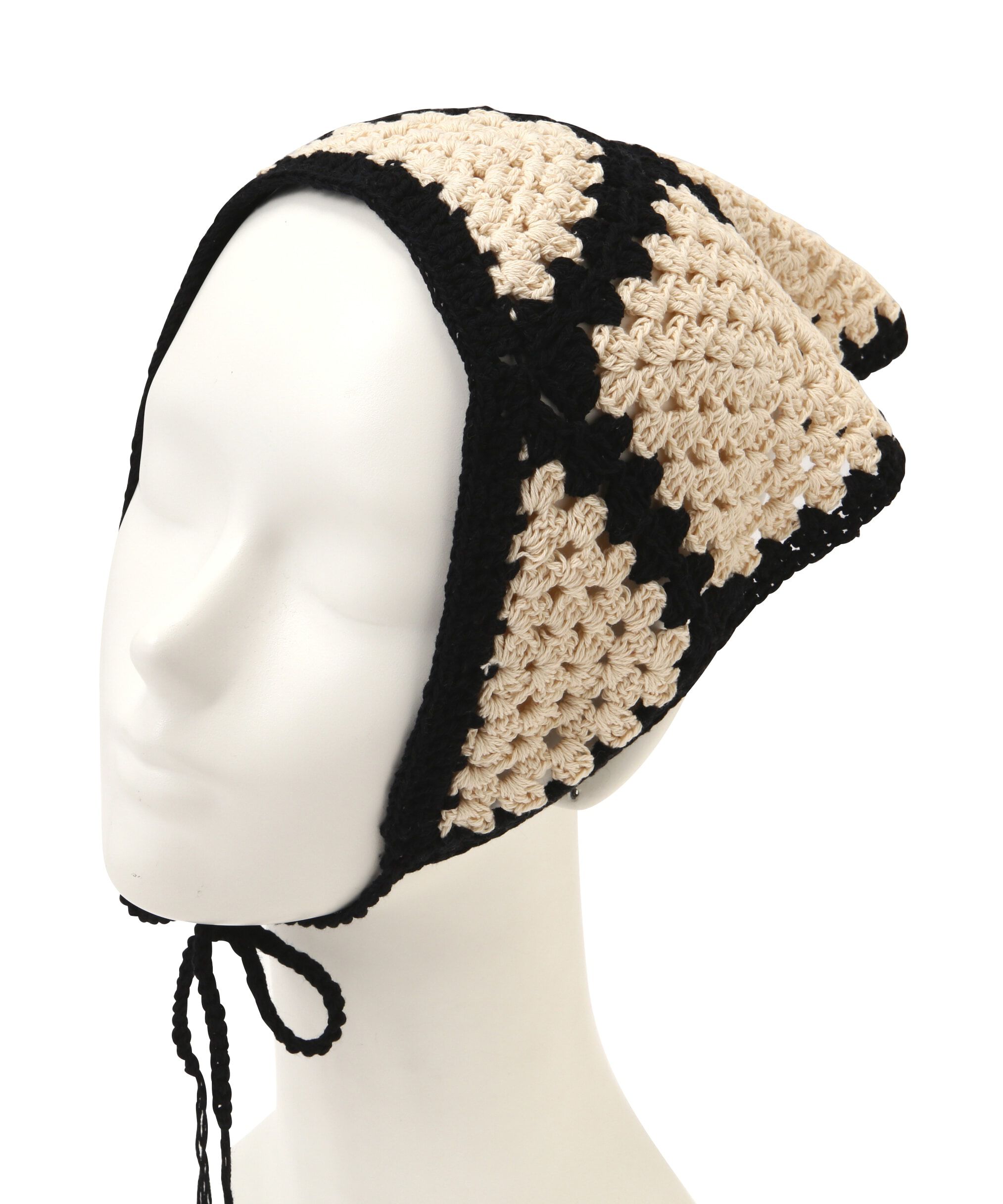  「スクエアパターンバブーシュカ」|ハンカチ|