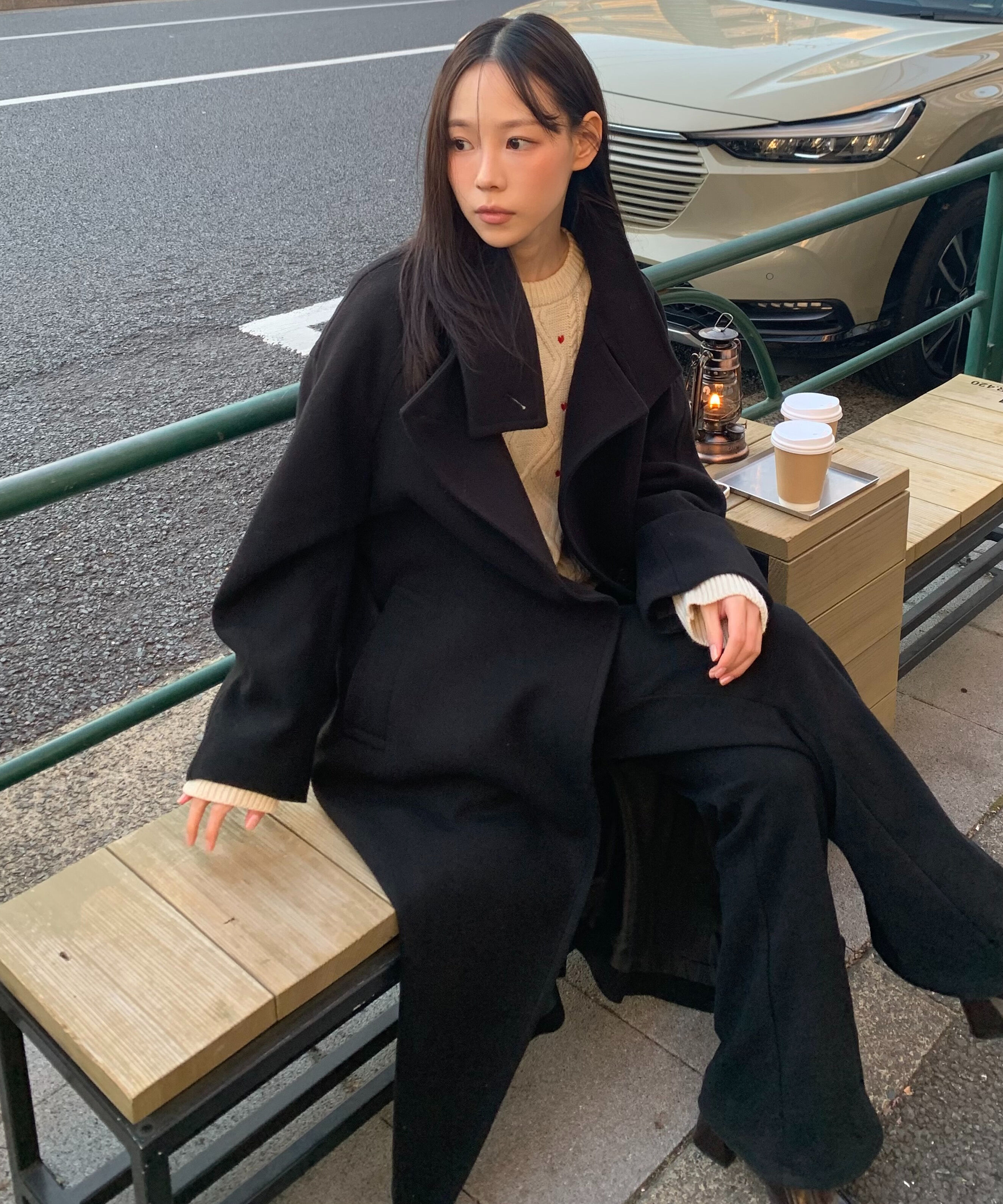  「[累計販売5000枚！選べる4色]スタンドカラーメルトンロングコート」|その他|