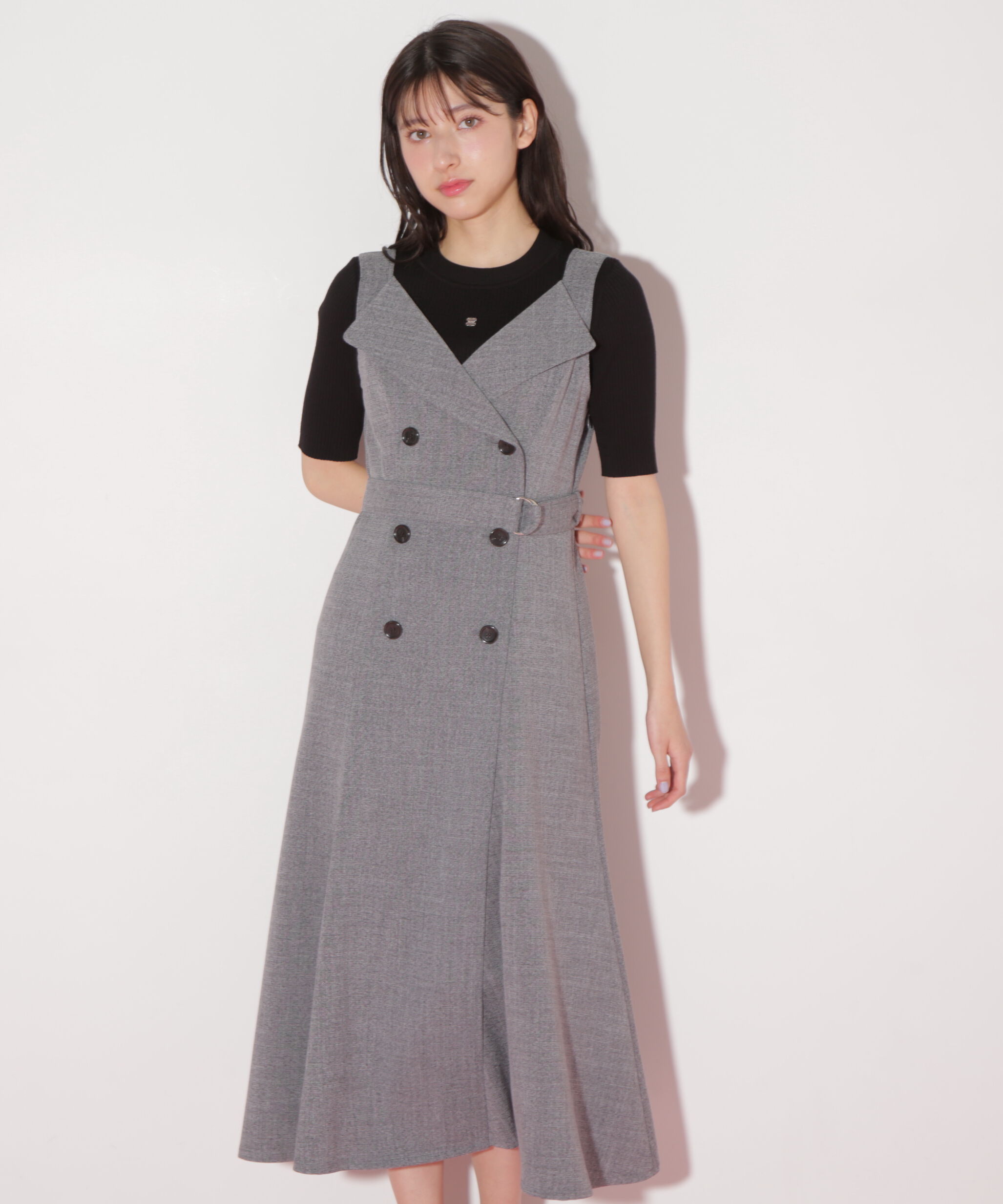  「トレンチディティールジャンスカ」|ワンピース|