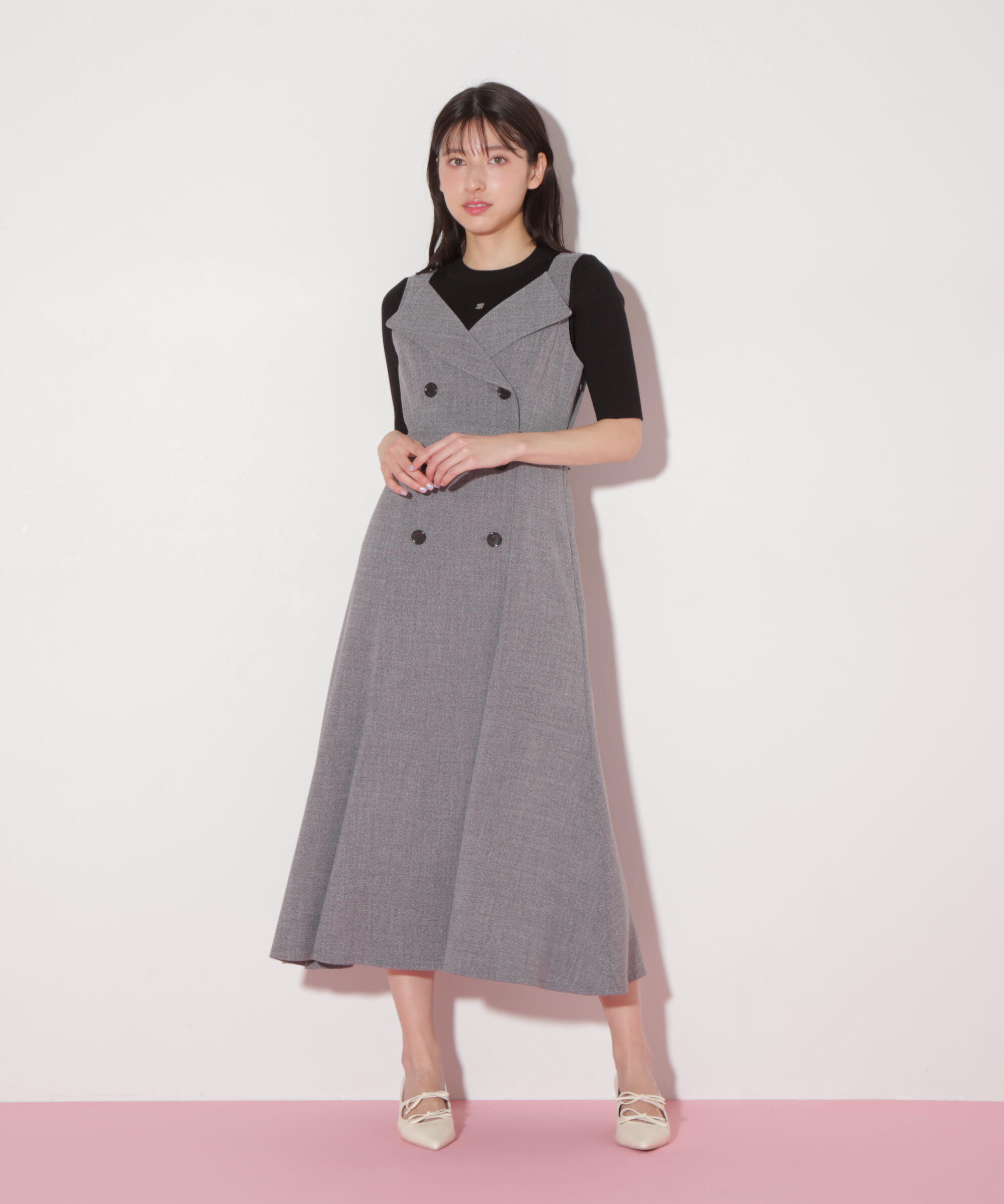  「トレンチディティールジャンスカ」|ワンピース|