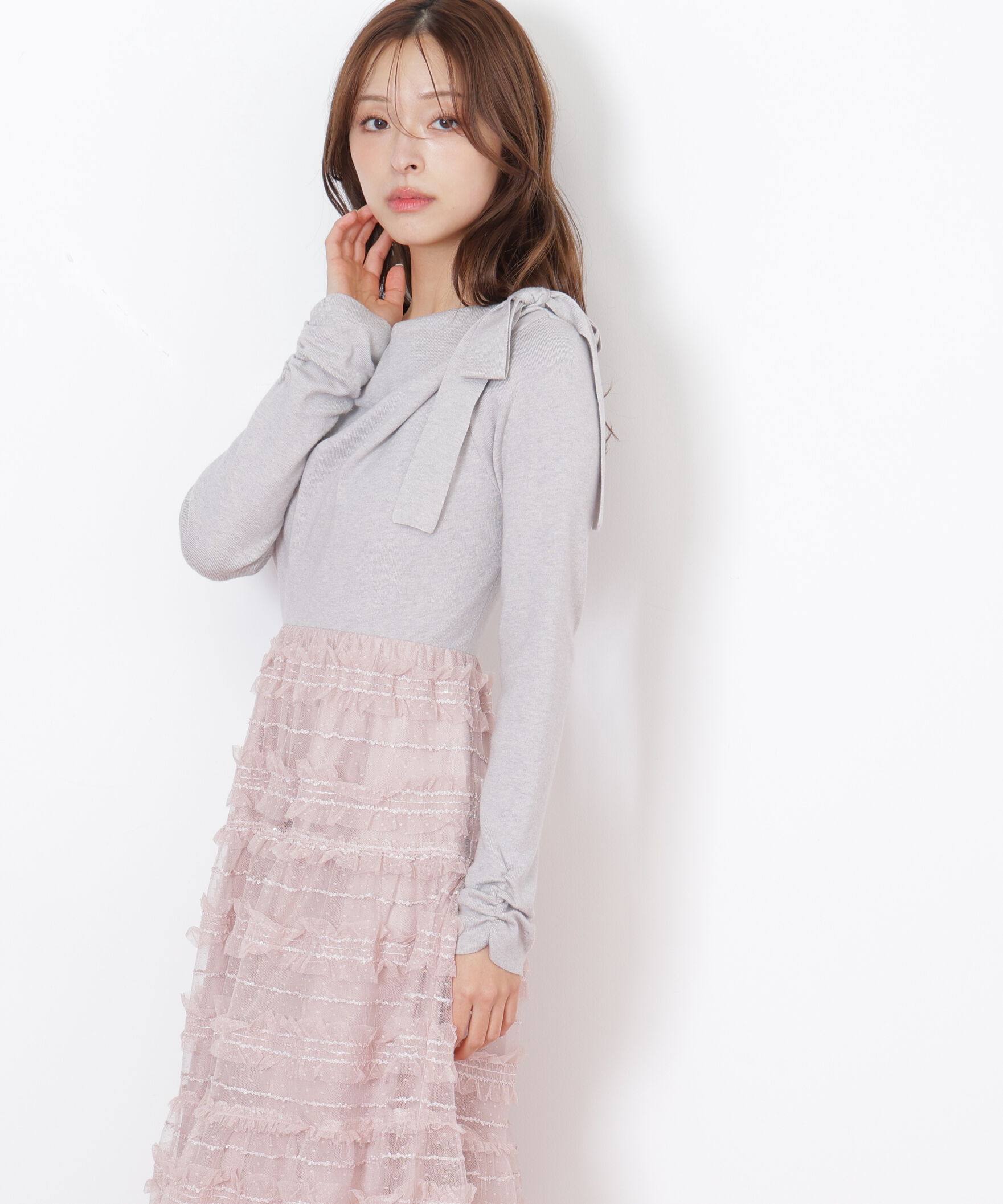  「フリルチュールドッキングワンピース」|ワンピース|